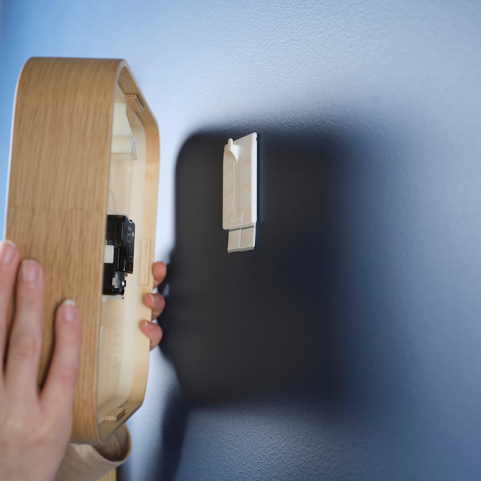 SKOGSSVALA, ρολόι τοίχου, 24x24 cm, 606.153.50