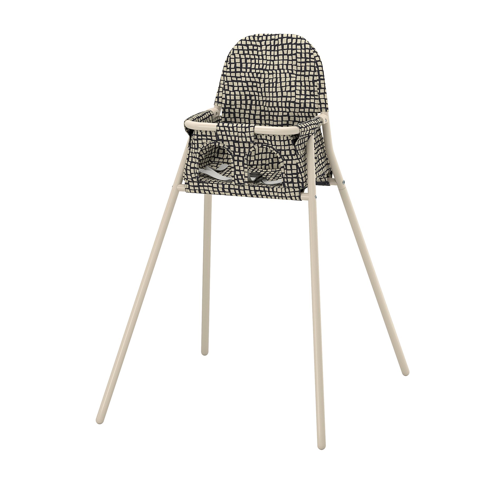 SANDKATT, highchair with tray, 606.166.46