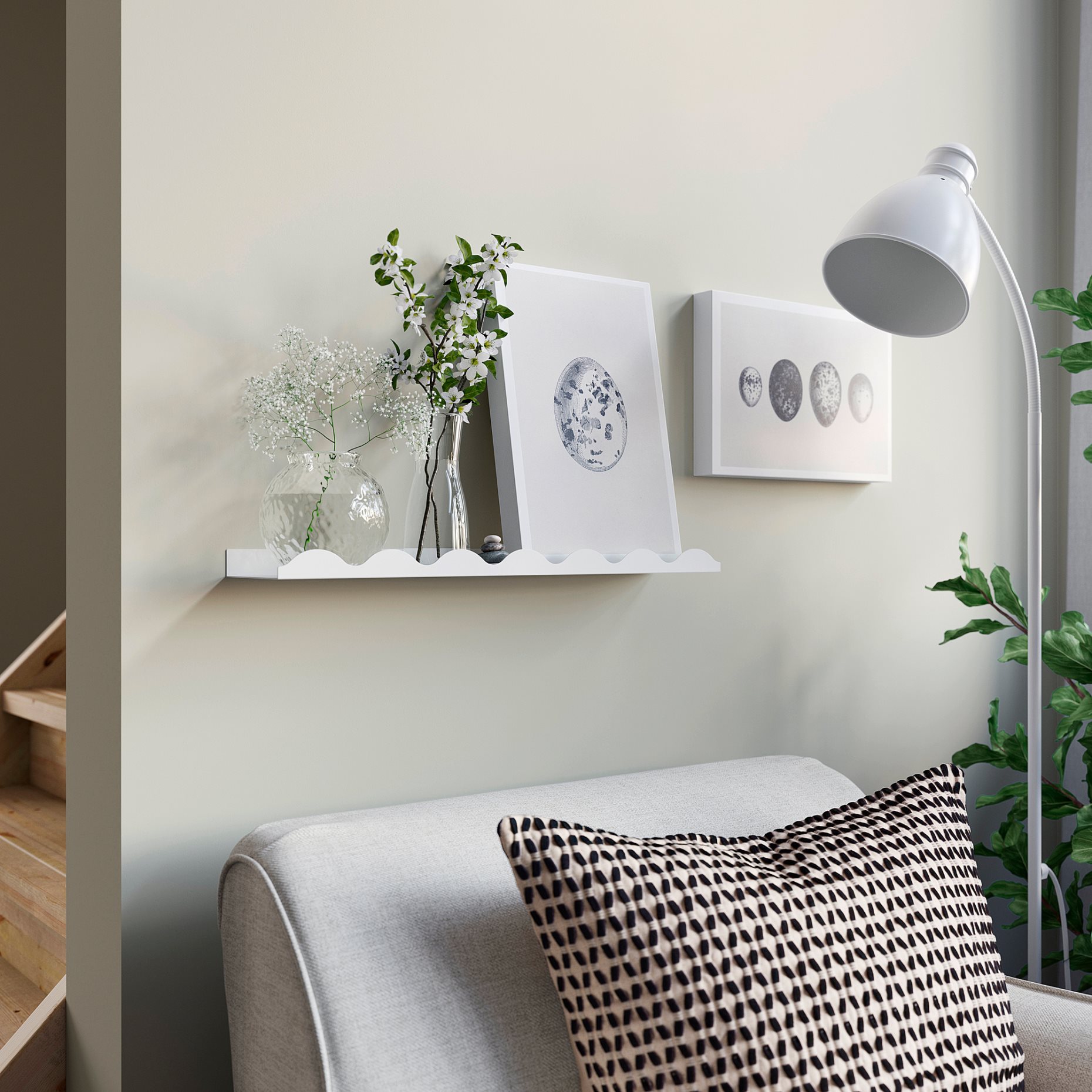 DAGGKAPRIFOL, picture ledge, 49 cm, 606.179.38