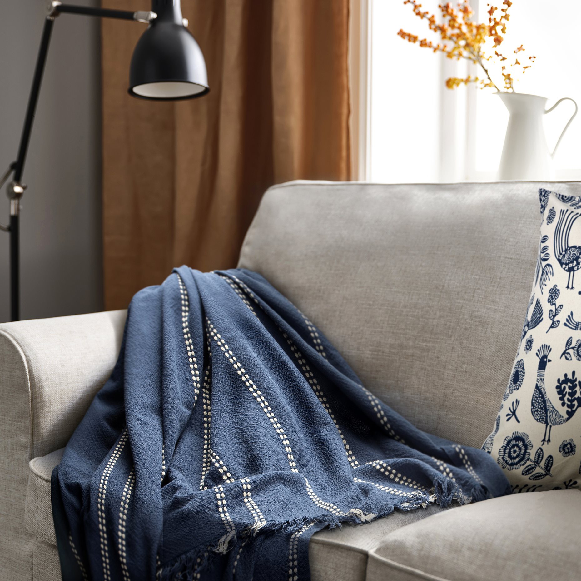 KRUTBRÄNNARE, throw, 130x170 cm, 606.202.76