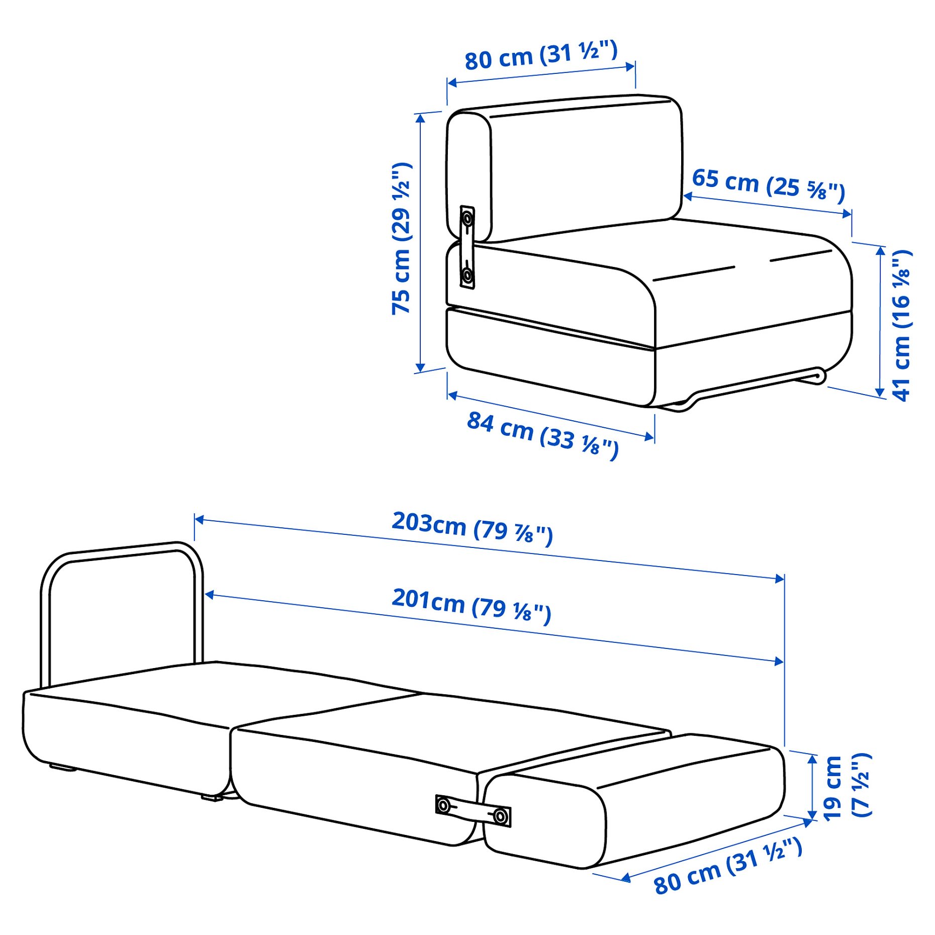 IKEA PS 2026, chair-bed, 606.203.75