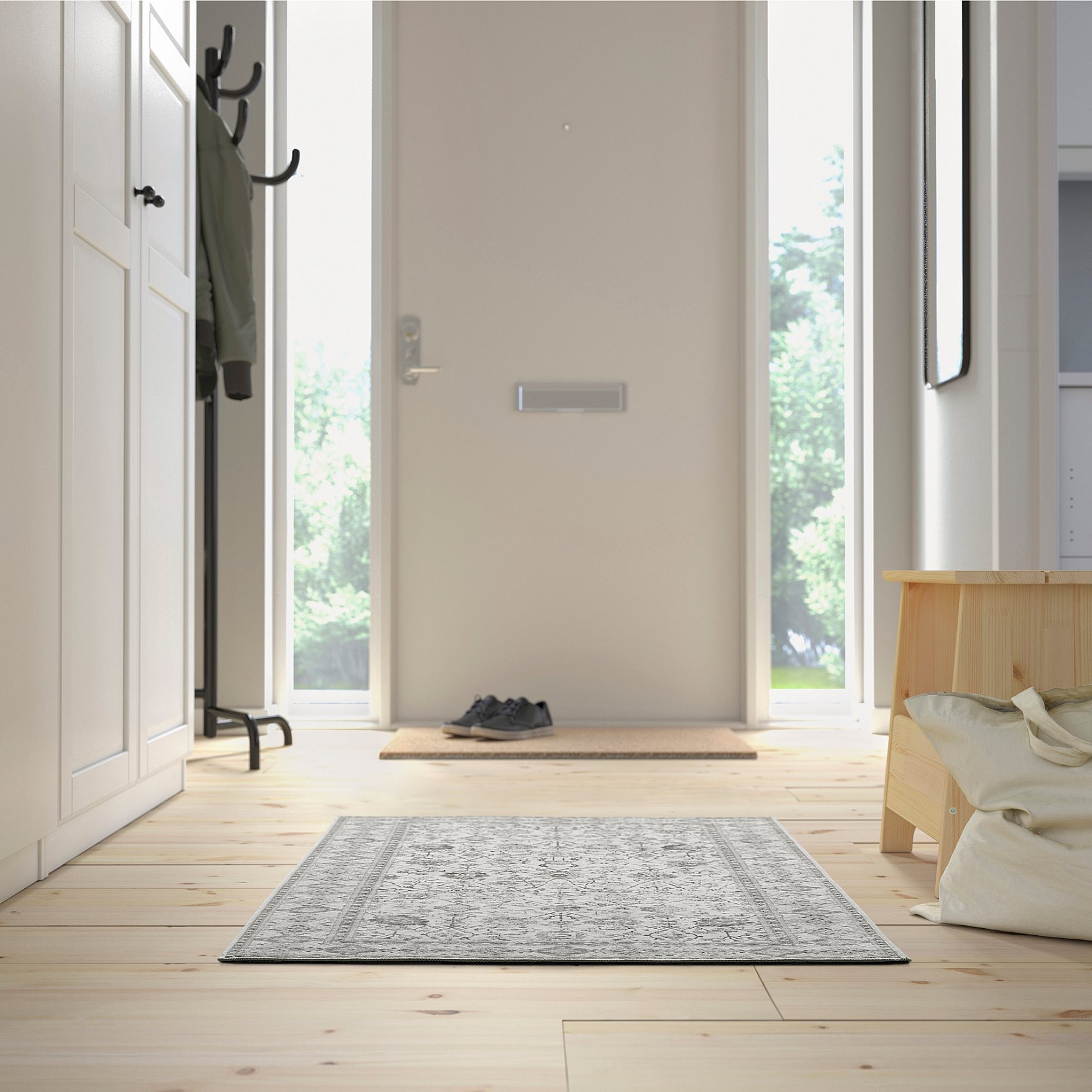 LOKALTÅG, rug low pile, 80x150 cm, 606.232.32