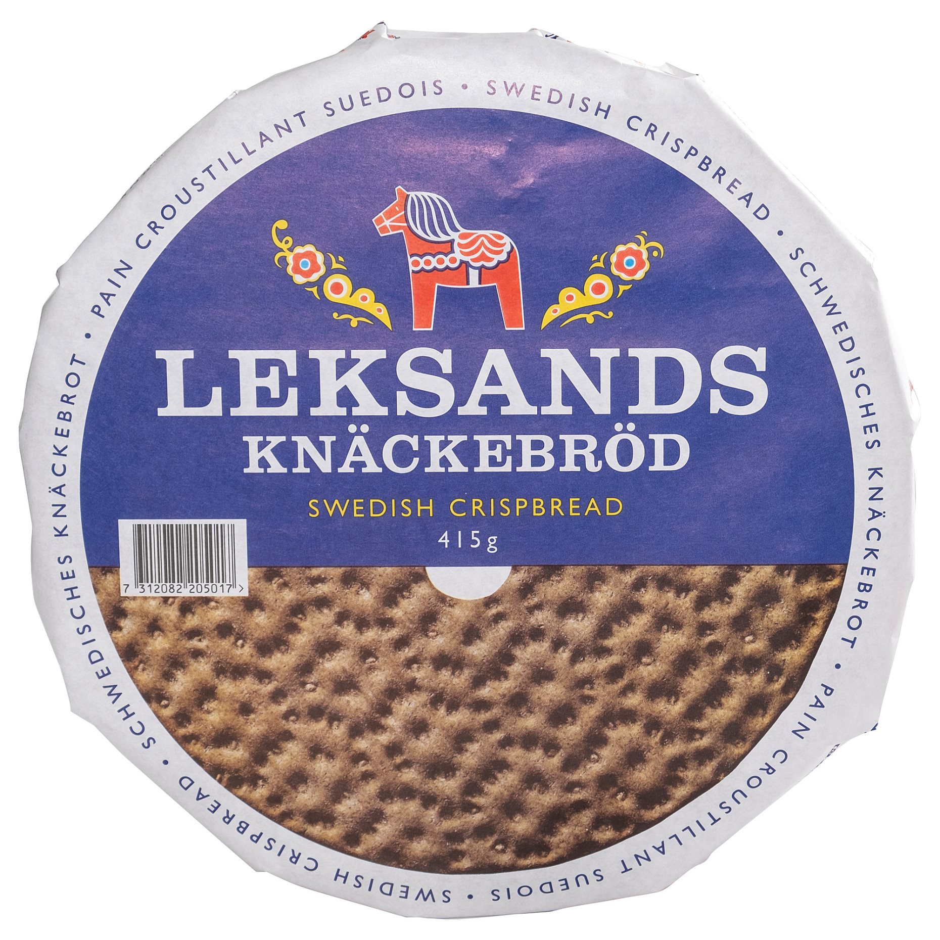 LEKSANDS KNÄCKEBRÖD, τραγανό ψωμί σίκαλης, 415 g, 606.291.87