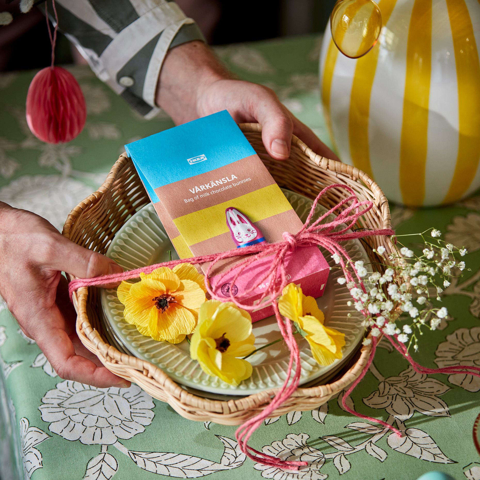 VÅRKÄNSLA, λαγουδάκια με σοκολάτα γάλακτος, 96 g, rac, 606.300.39