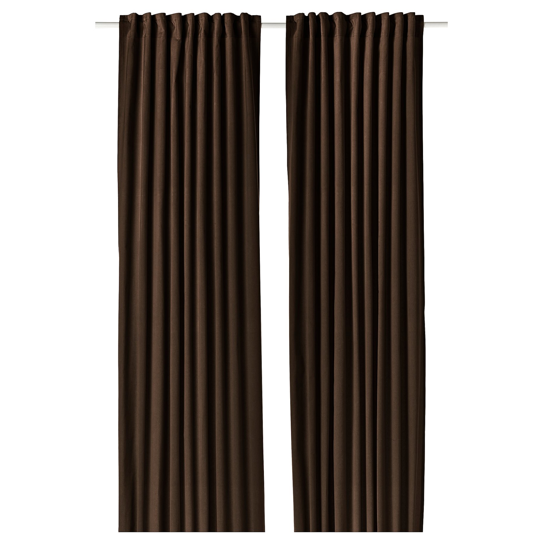 SANELA, curtains with heading tape/1 pair, 140x280 cm, 606.315.62