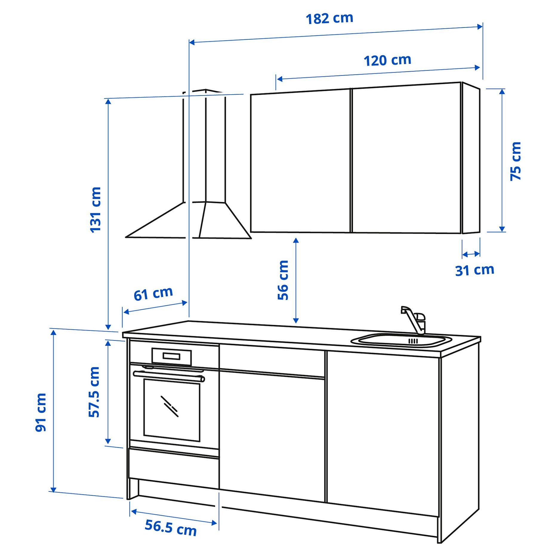 KNOXHULT, κουζίνα, 691.804.66