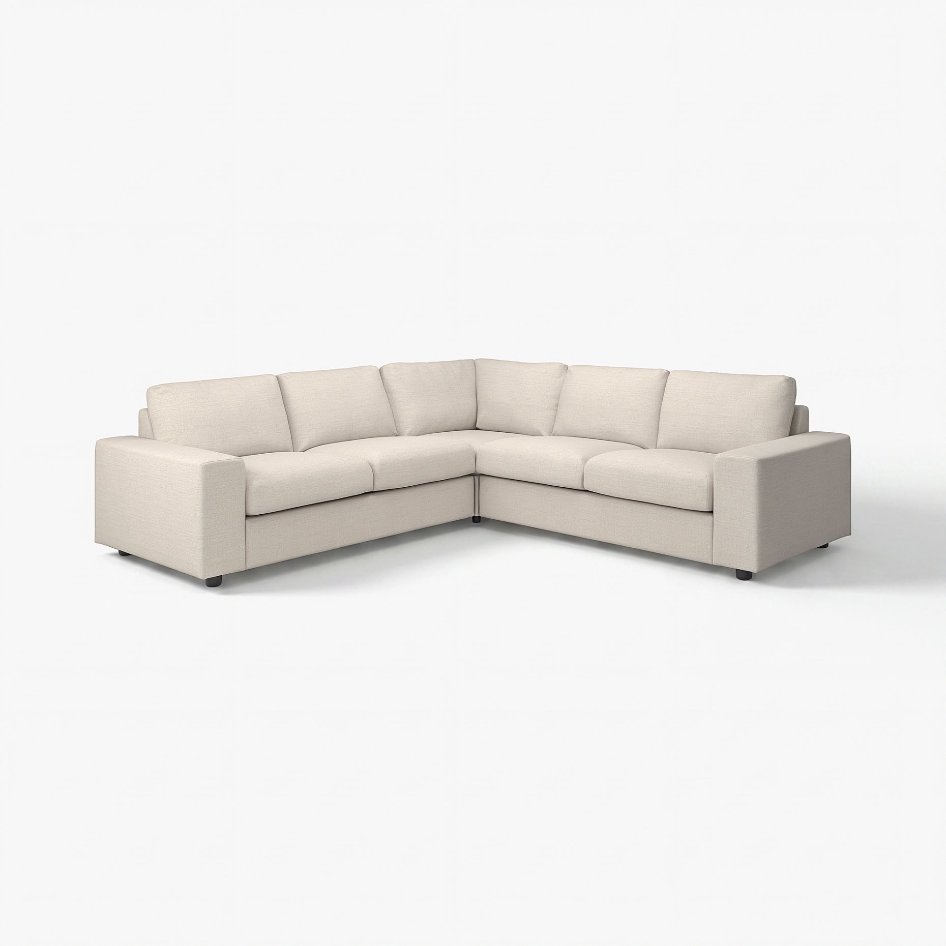 VIMLE, corner sofa, 4-seat with wide armrests, 694.017.93