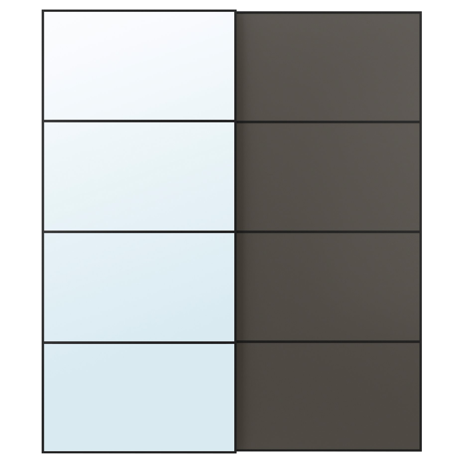 AULI/MEHAMN, pair of sliding doors, 200x236 cm, 694.369.00