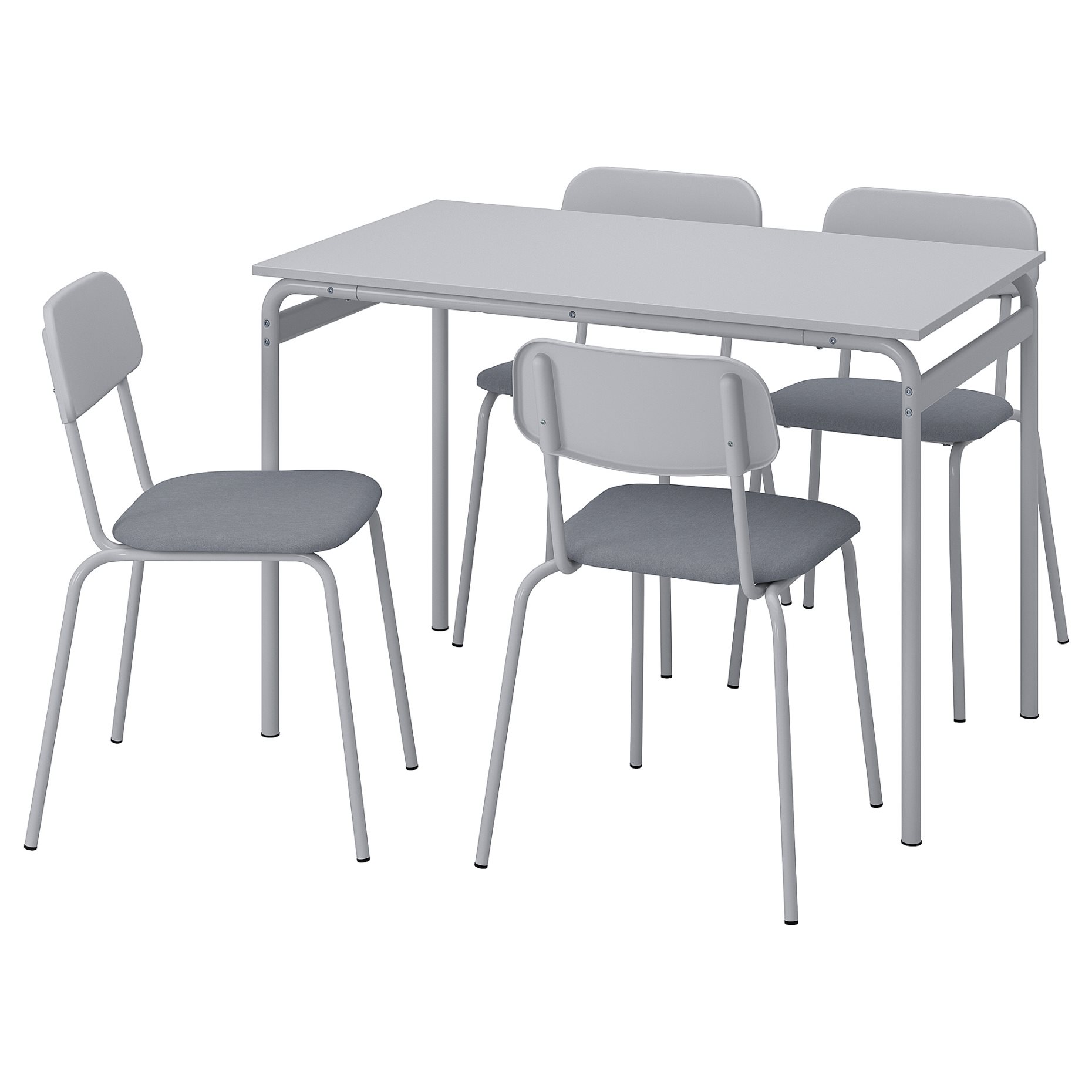 GRASALA/GRASALA, table and 4 chairs, 110 cm, 694.840.43