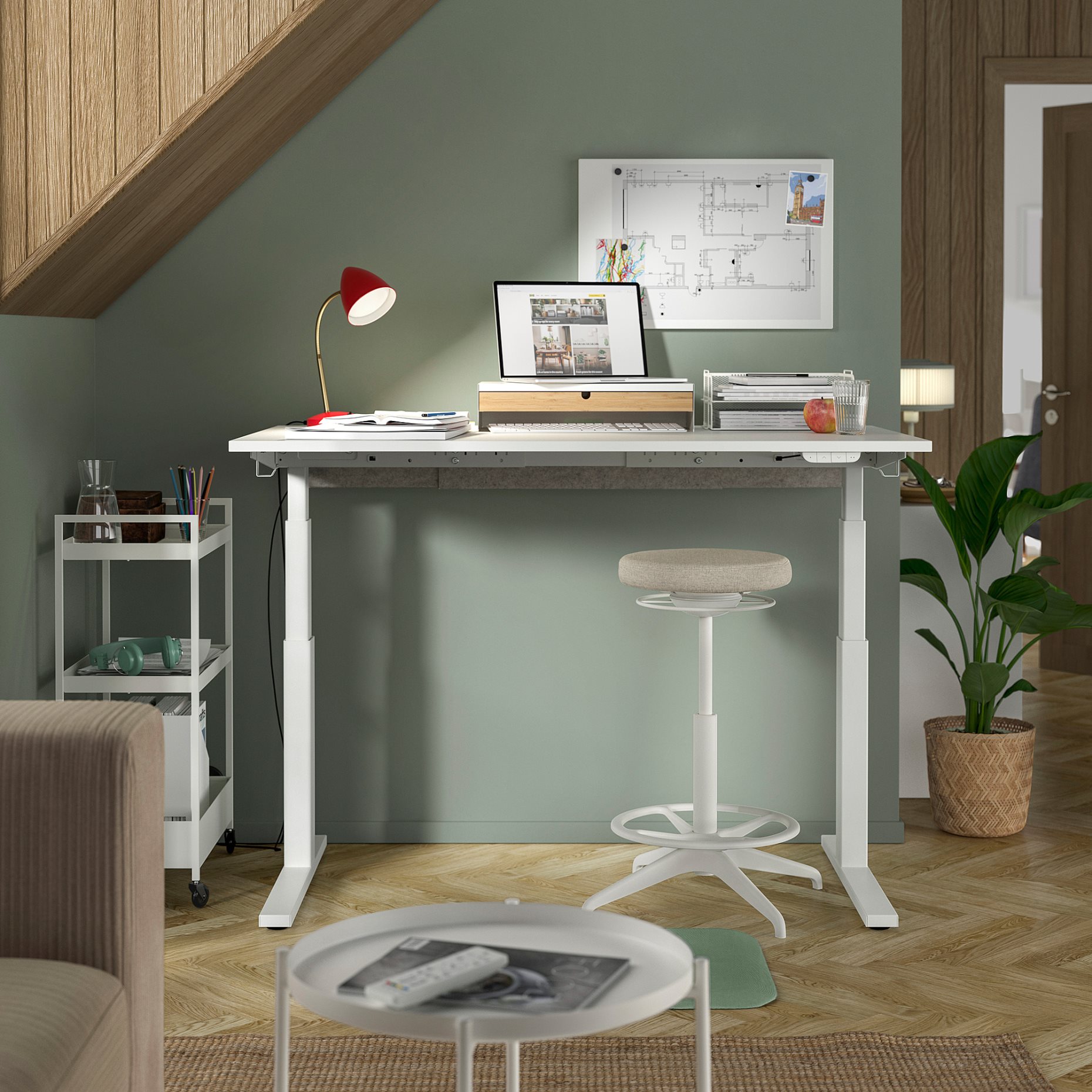 MITTZON, desk sit/stand/electric, 140x60 cm, 695.281.84