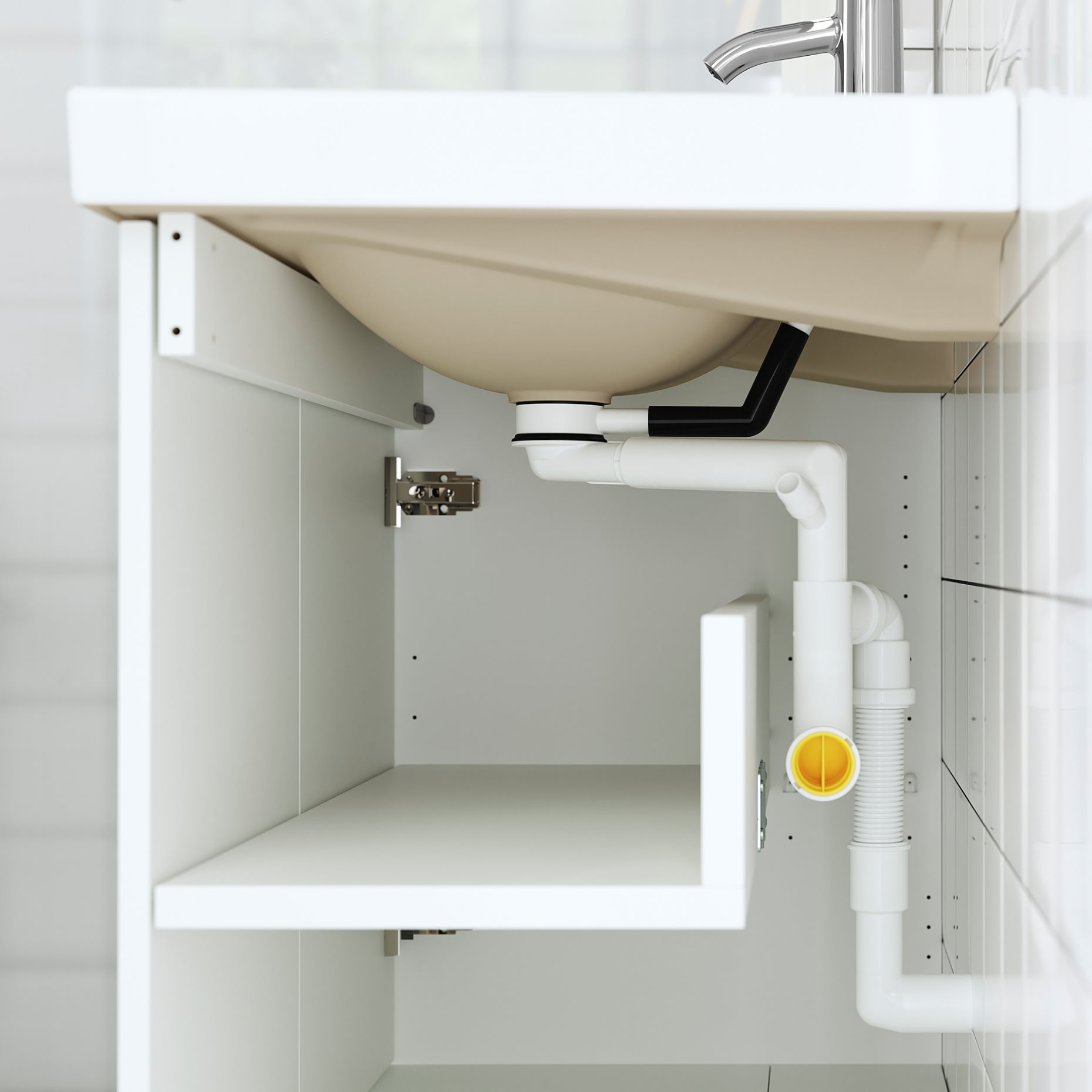 HAVBACK/ORRSJON, wash-stand with doors/wash-basin/tap, 82x49x71 cm, 695.299.75