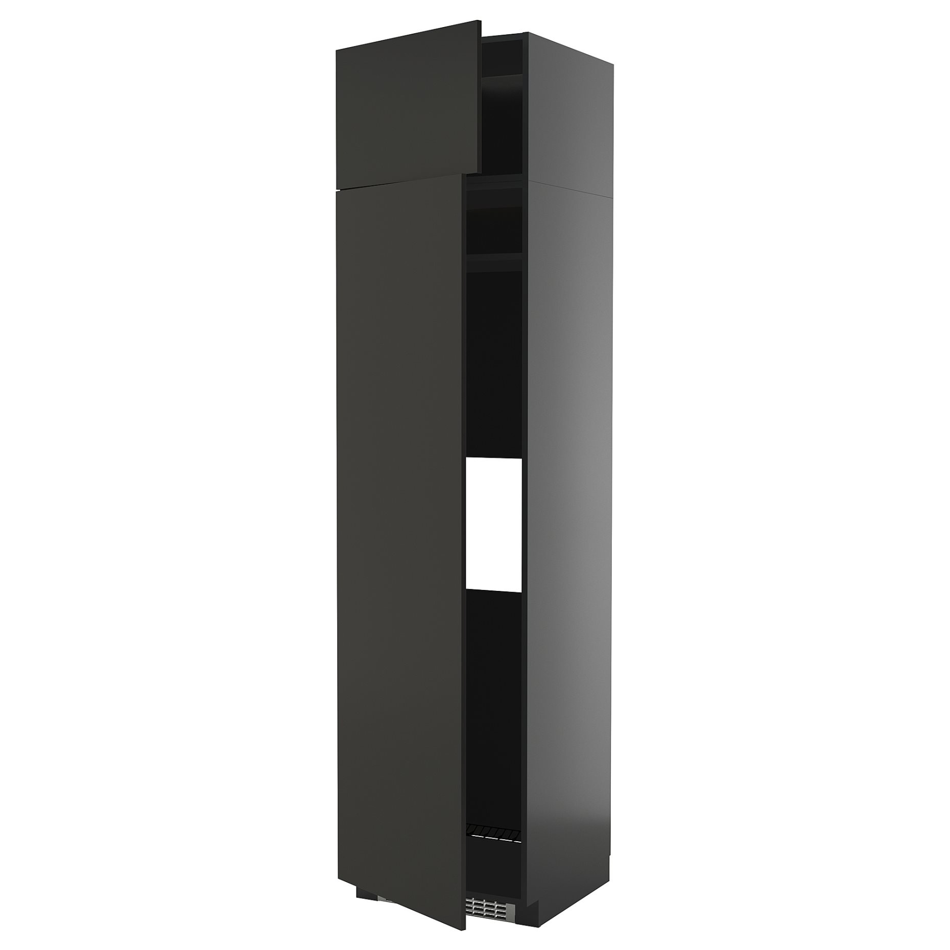 METOD, high cabinet for fridge or freezer with 2 drawers, 60x60x240 cm, 695.892.81
