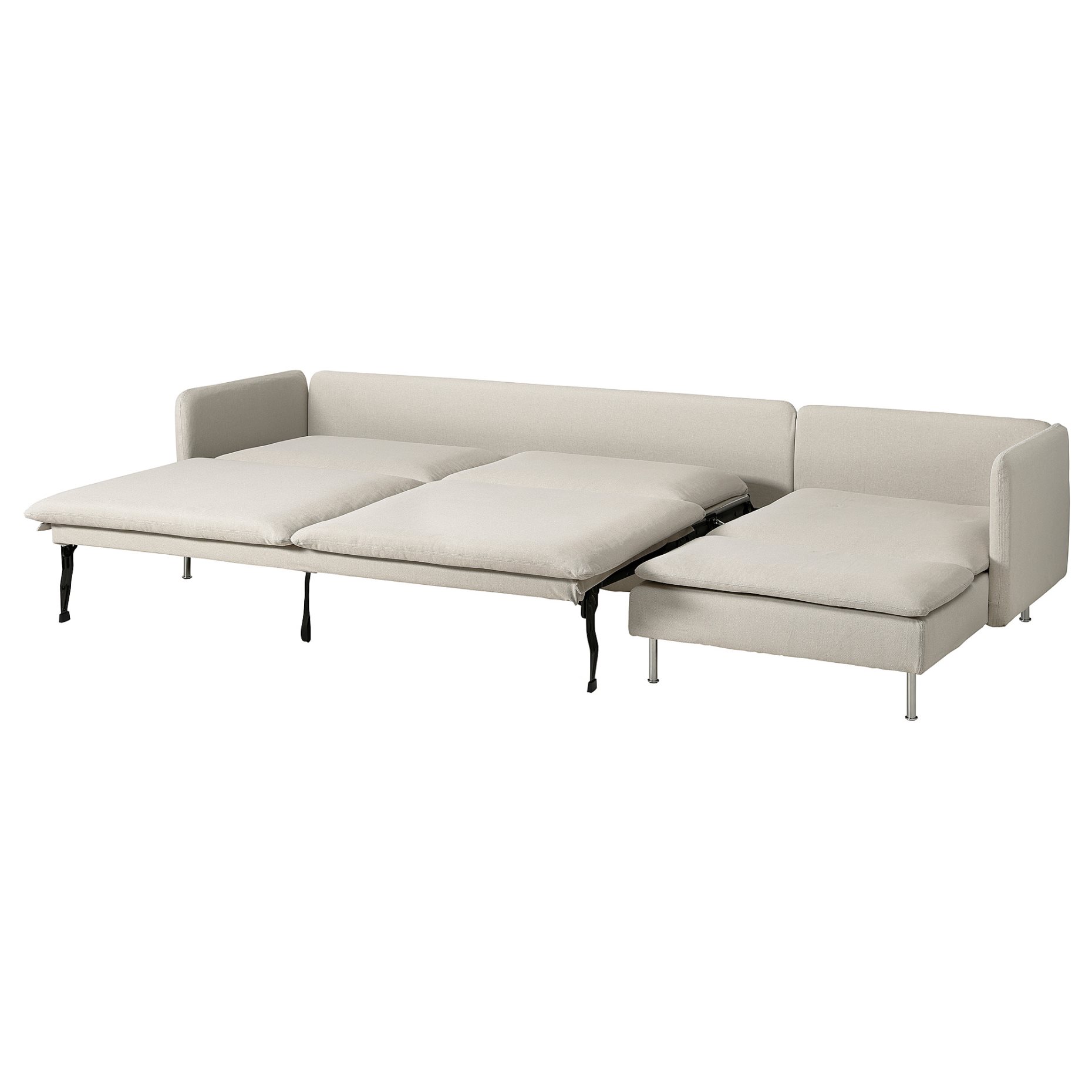 SÖDERHAMN, 4-seat sofa-bed with chaise longue, 696.161.28