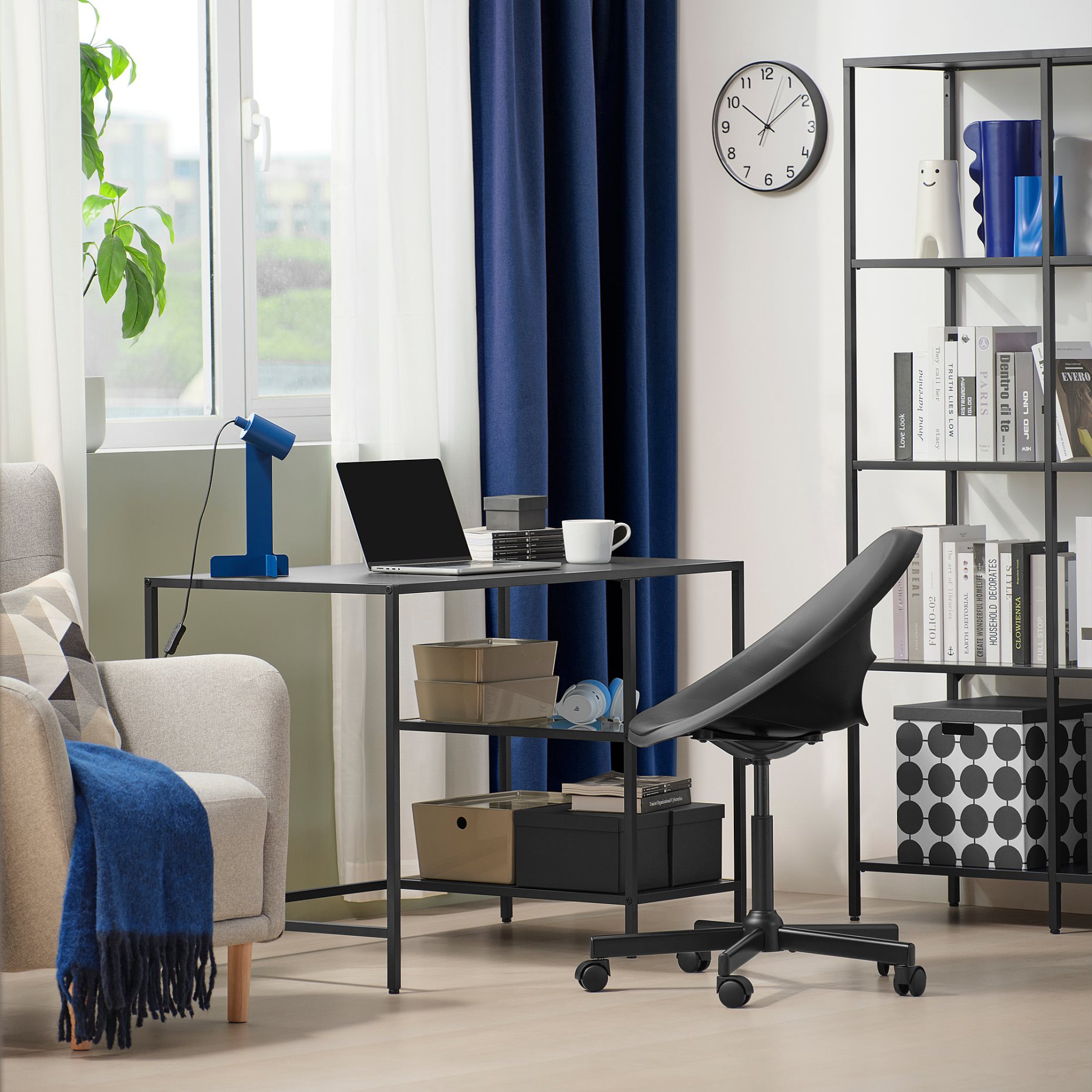 VITTSJÖ/ELDB, desk and chair, 696.172.98