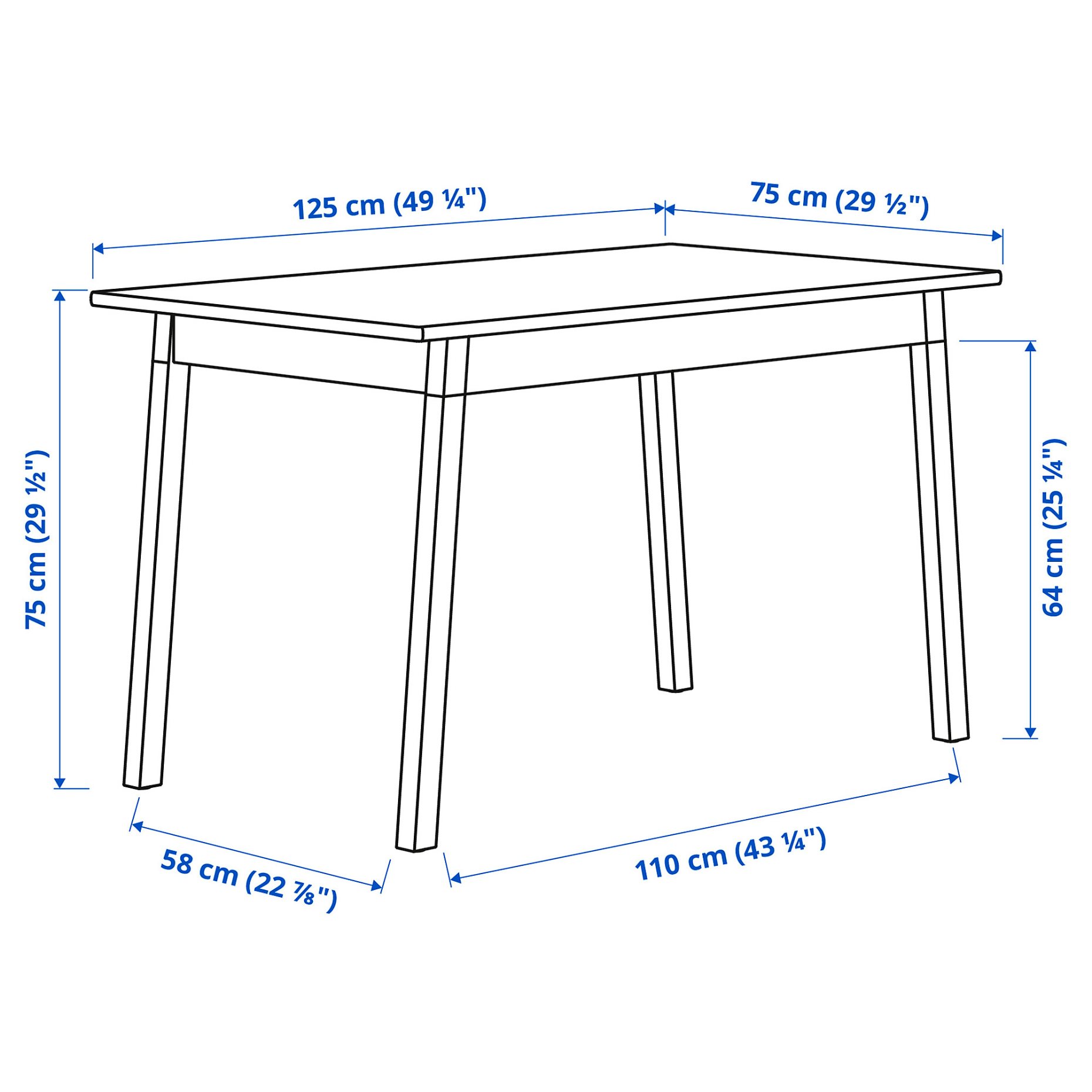 PINNTORP/PINN, table and 4 chairs, 696.475.54