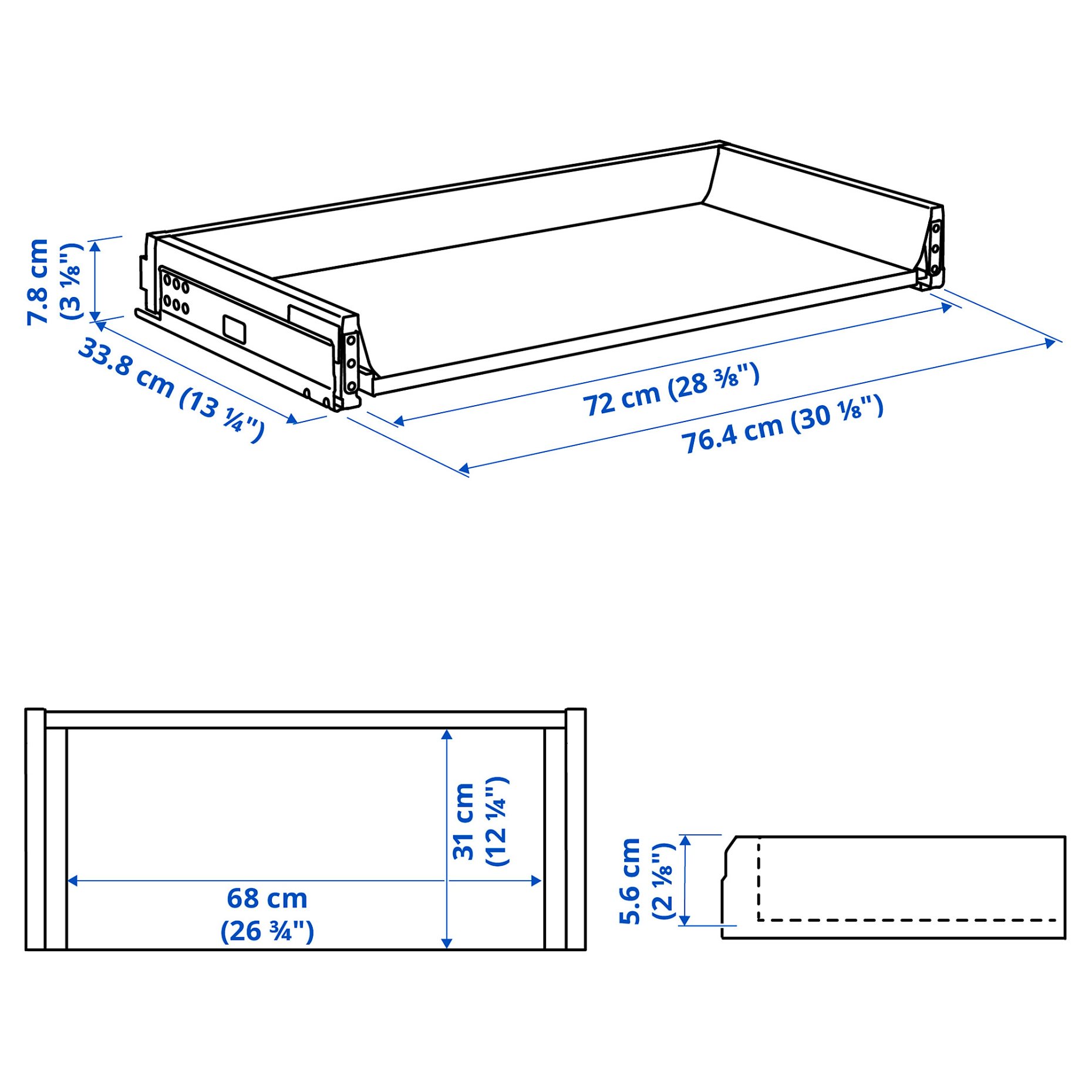 MAXIMERA, drawer, low, 702.850.33