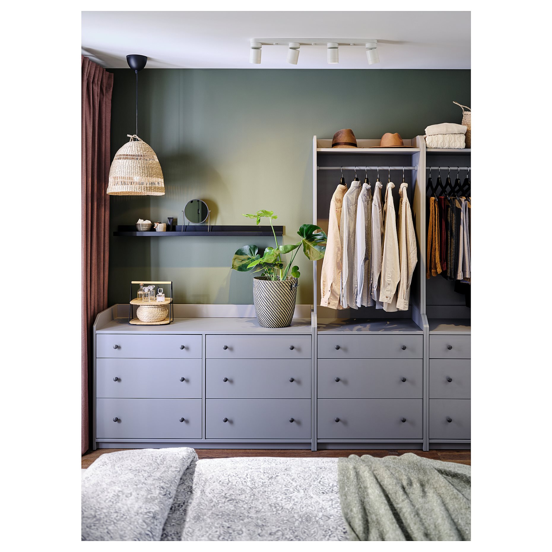 NYMÅNE, φωτιστικό οροφής με 4 σποτ, 703.377.01