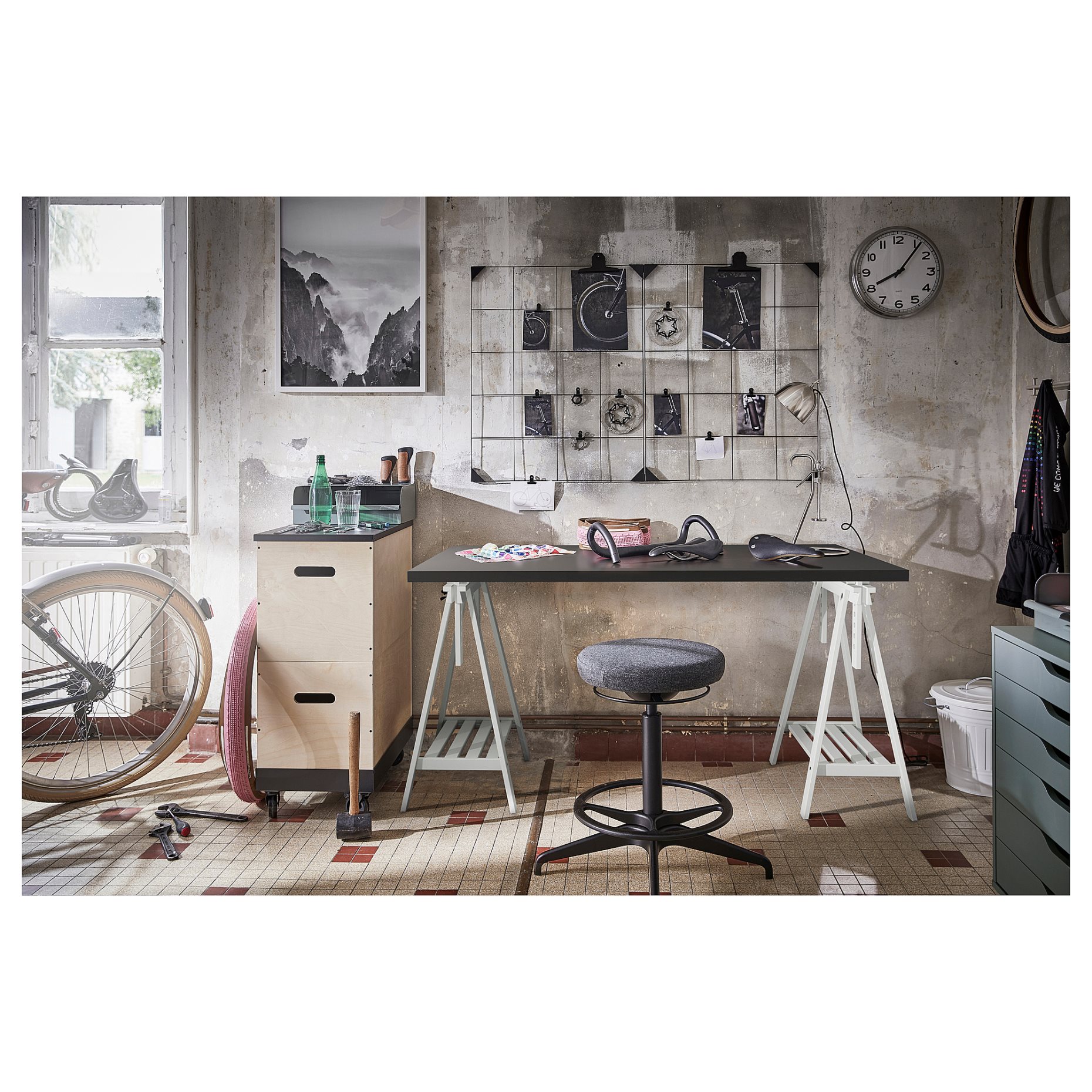 MITTBACK, trestle, 58x70/93 cm, 704.709.93