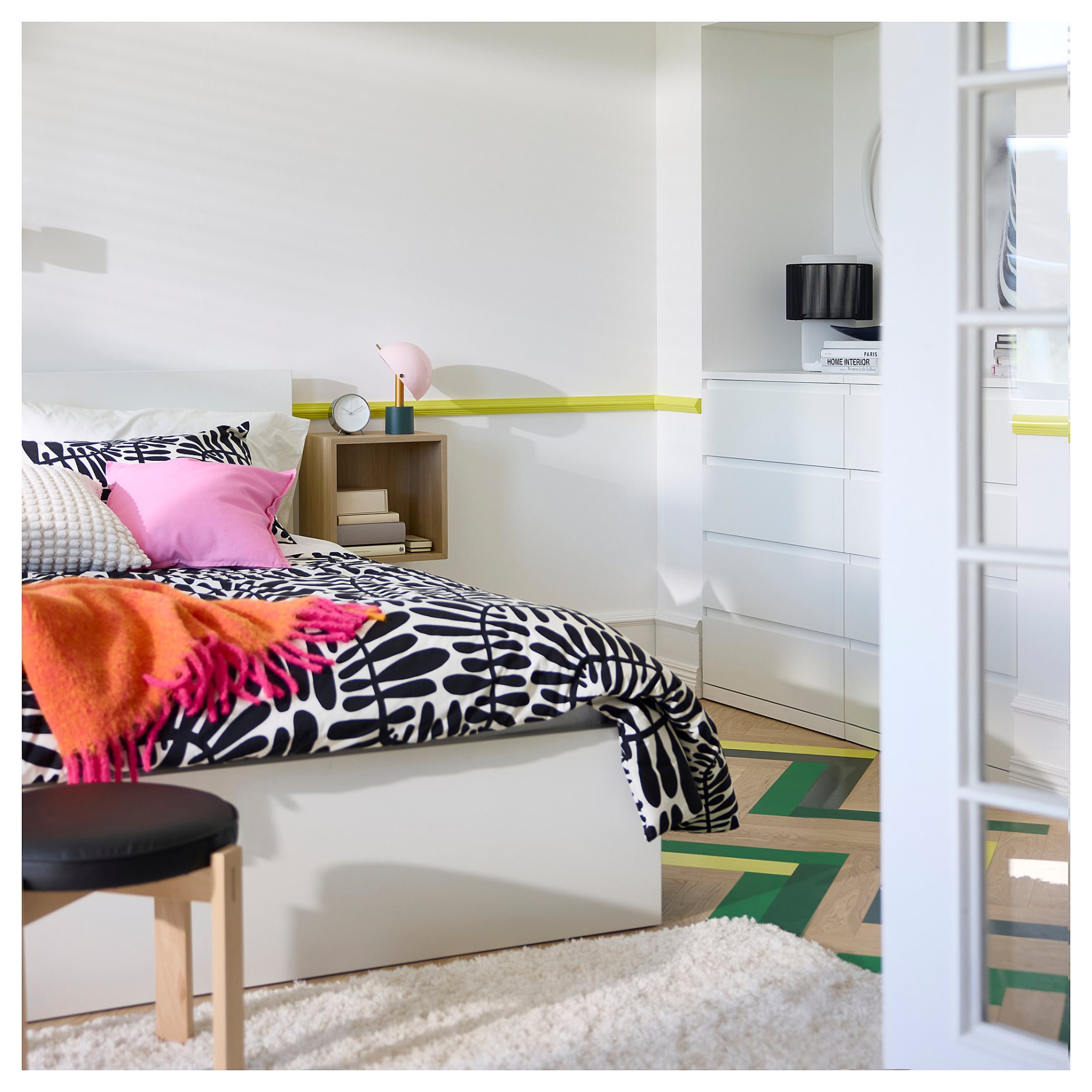 VOLLERSLEV, rug high pile, 133x195 cm, 704.925.70