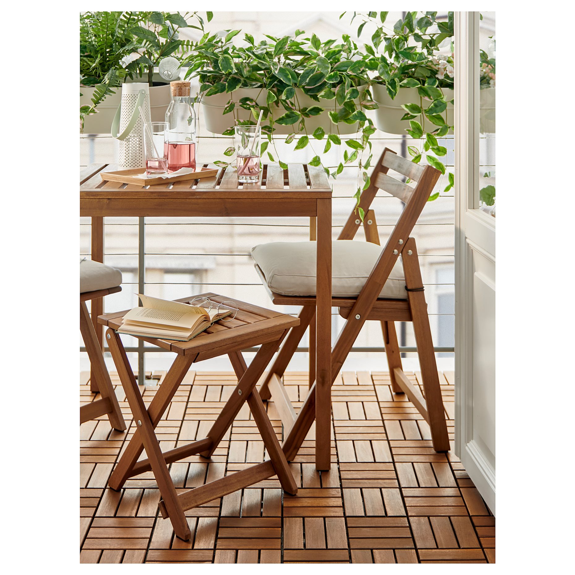 NÄMMARÖ, stool/foldable/outdoor, 37x45 cm, 705.103.00
