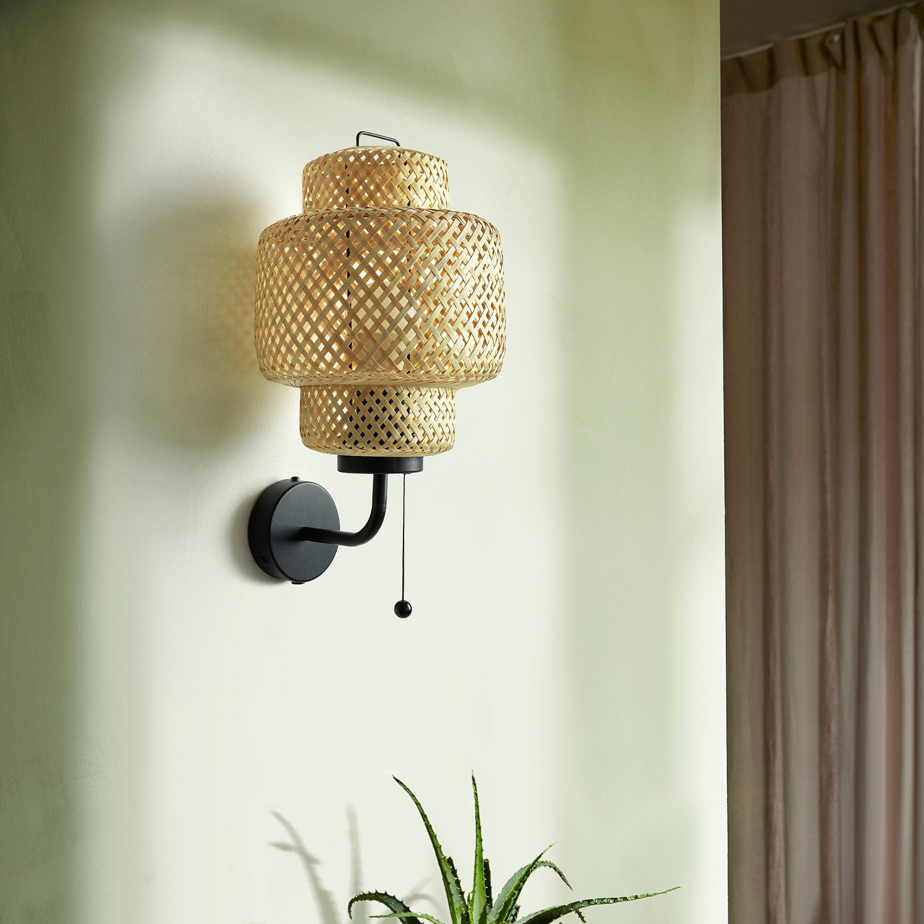 SINNERLIG, wall lamp, wired-in installation/handmade, 705.512.15