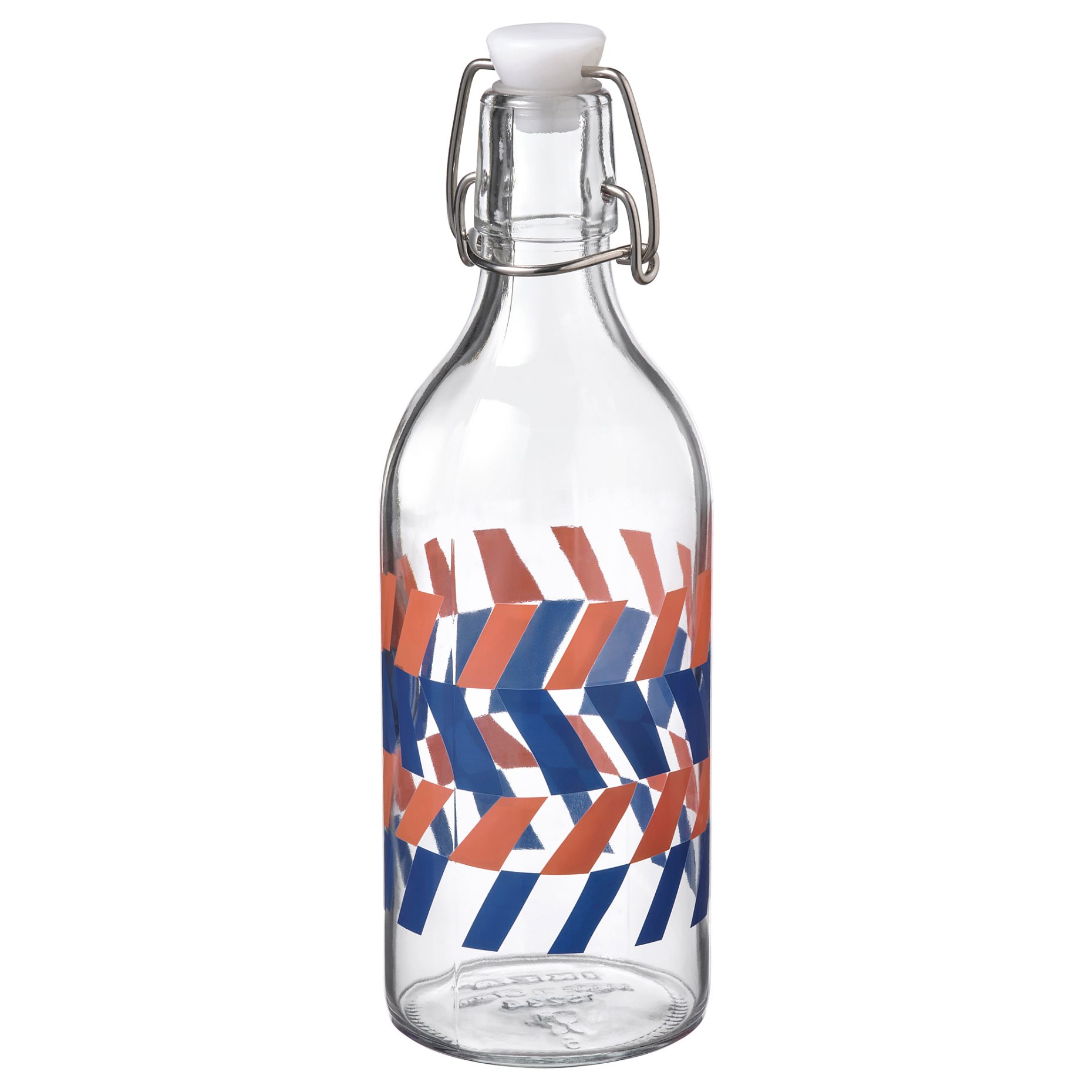 KORKEN, bottle with stopper/glass, 0.5 l, 705.536.34