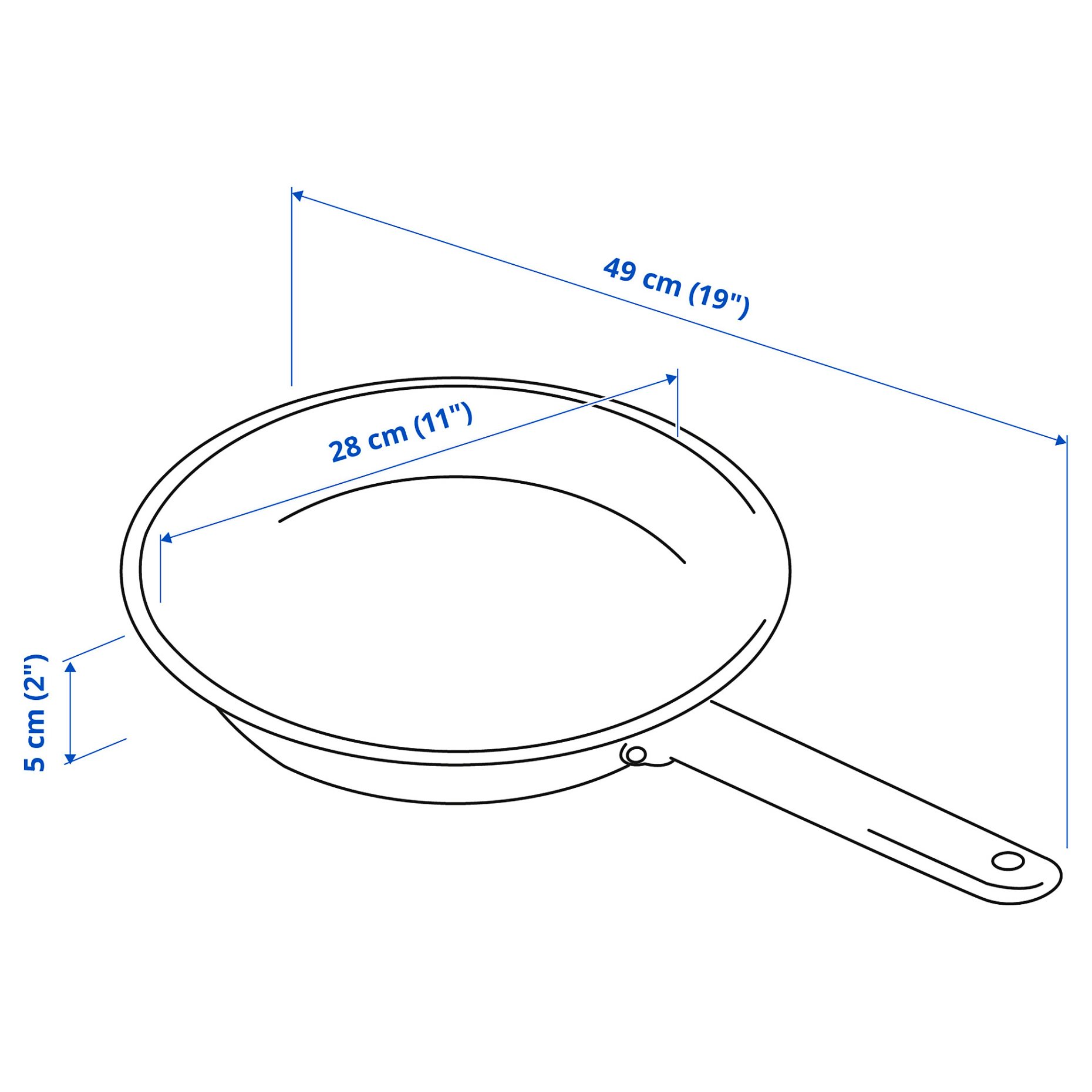 IKEA 365+, τηγάνι, 28 cm, 705.807.03