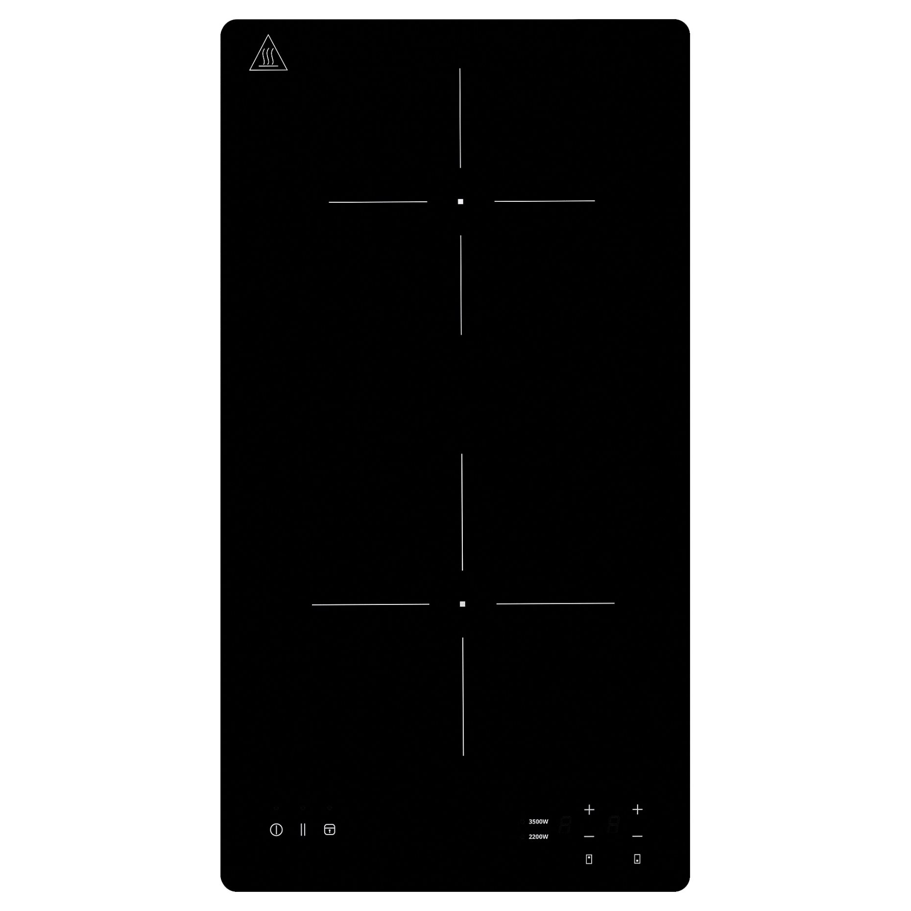 TILLREDA, portable induction hob, 2 zones, 705.931.21