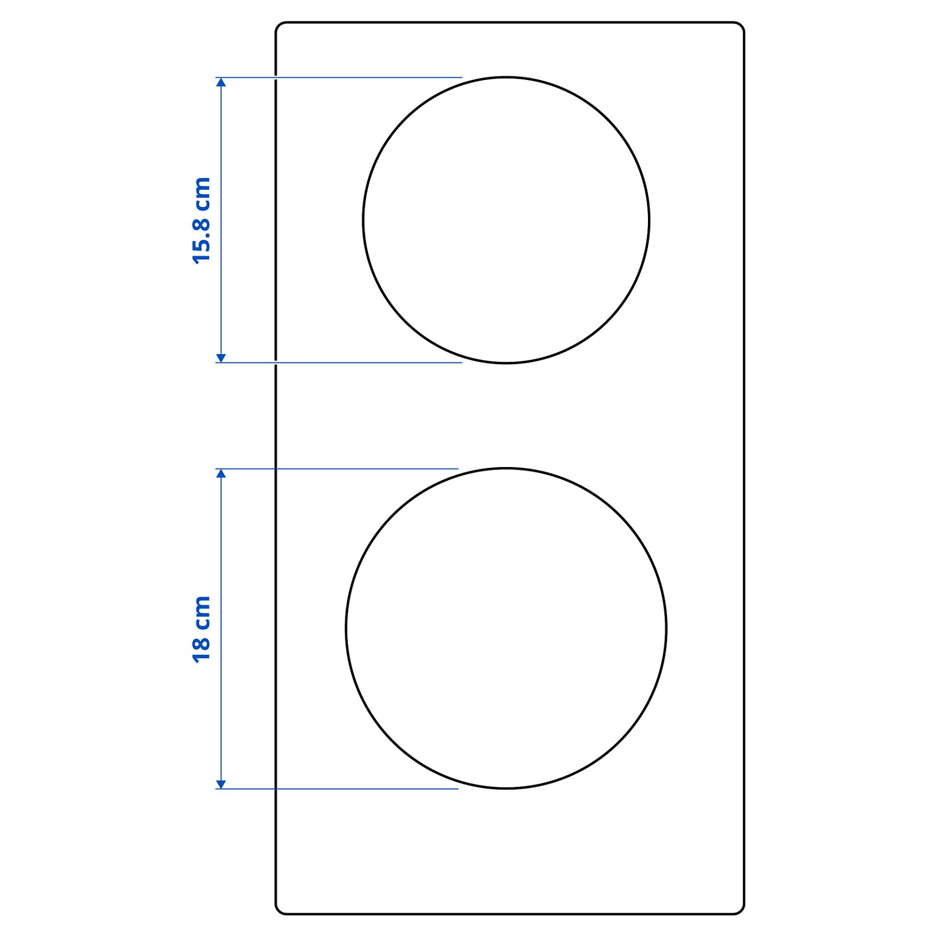 TILLREDA, portable induction hob, 2 zones, 705.931.21