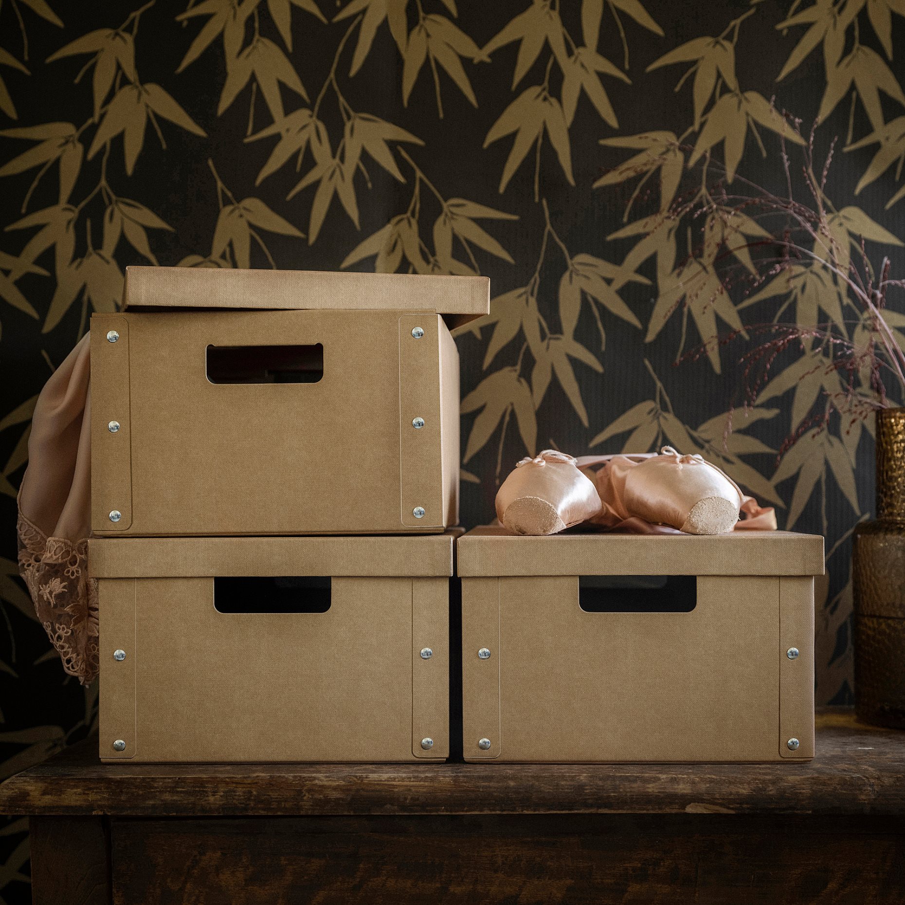 GÄRDESGÅRD, storage box with lid, 25x35x16 cm, 705.969.35