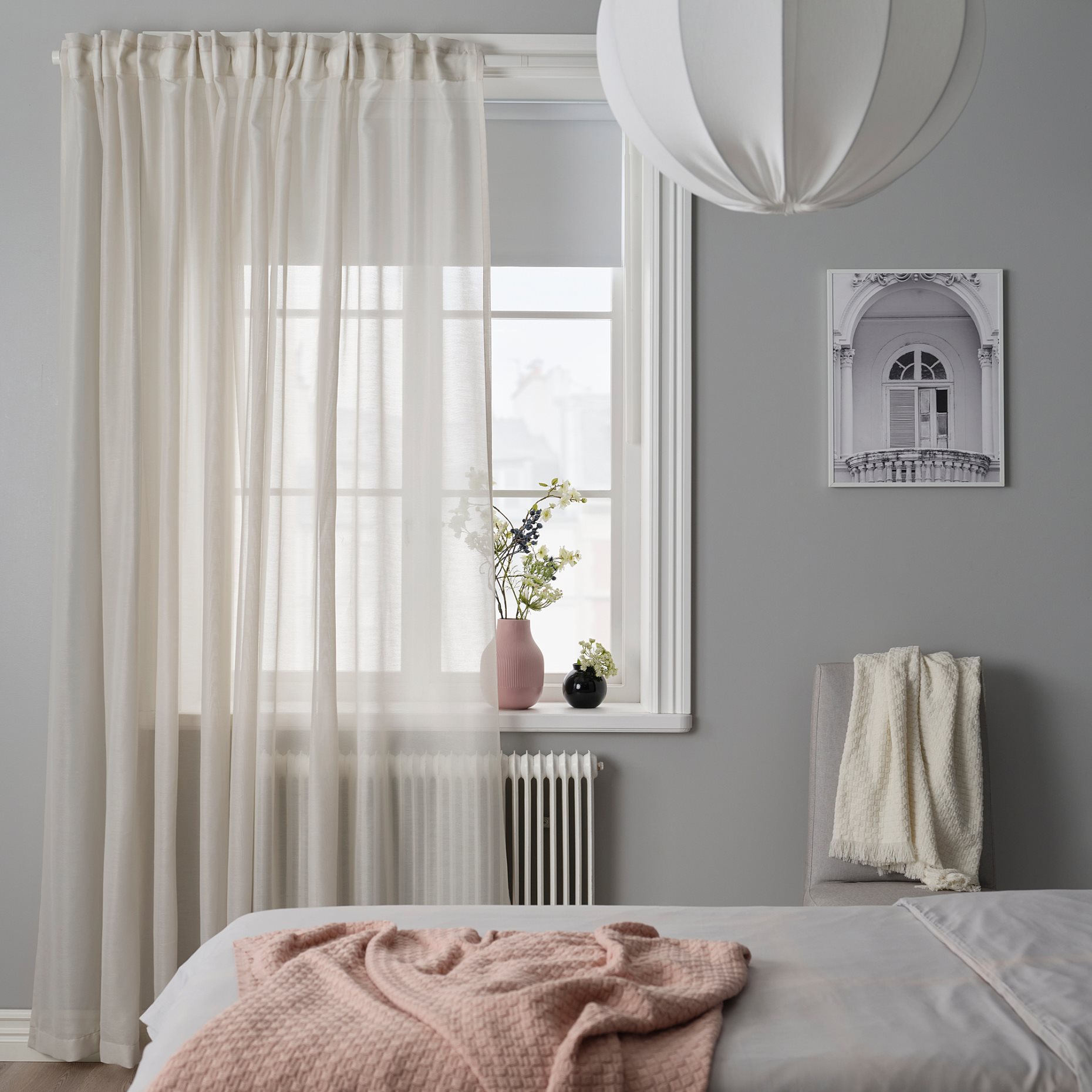 STENFRÖ, sheer curtain/1 piece, 300x300 cm, 705.977.13