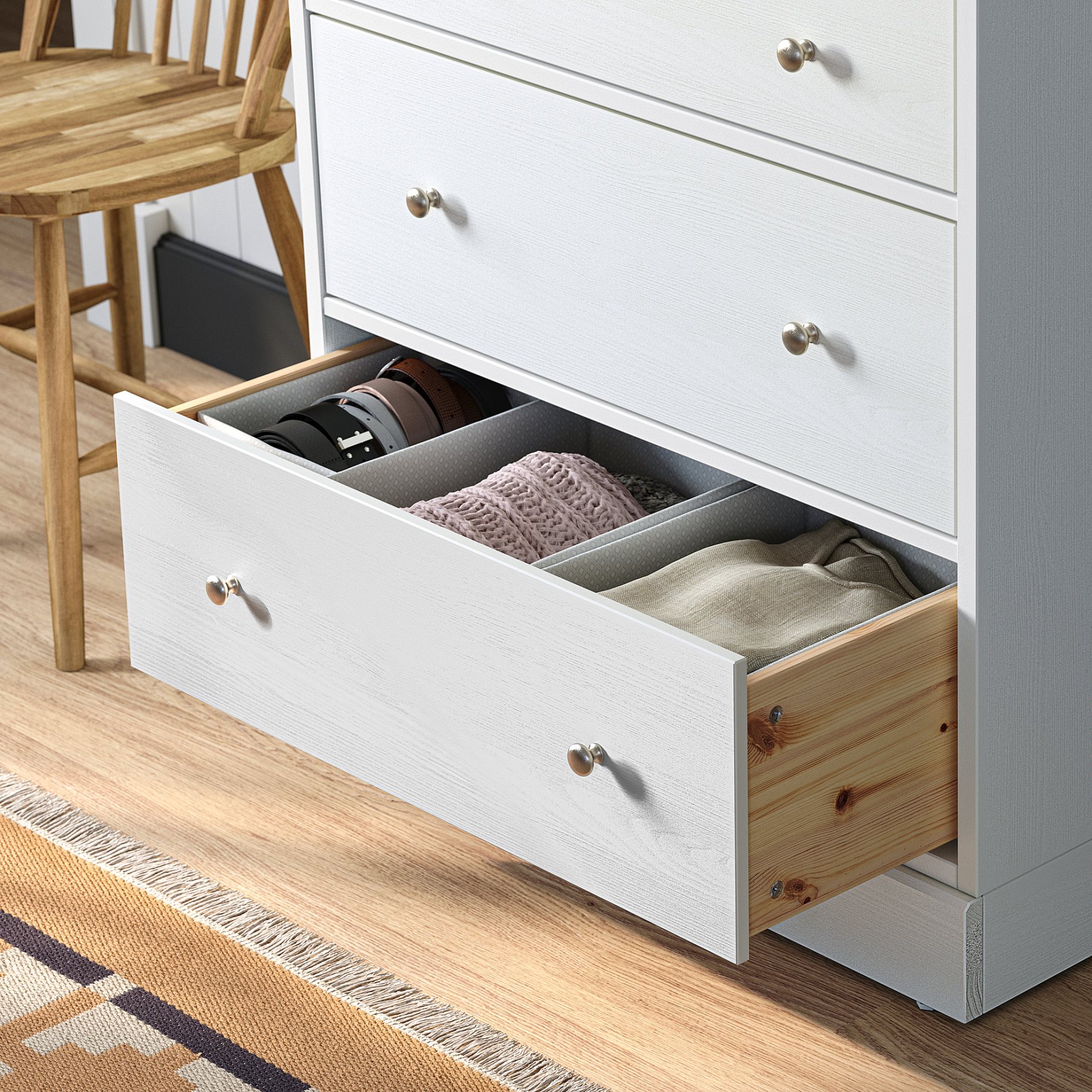 HAVSTA, chest of 3 drawers, 81x47x89 cm, 705.994.77