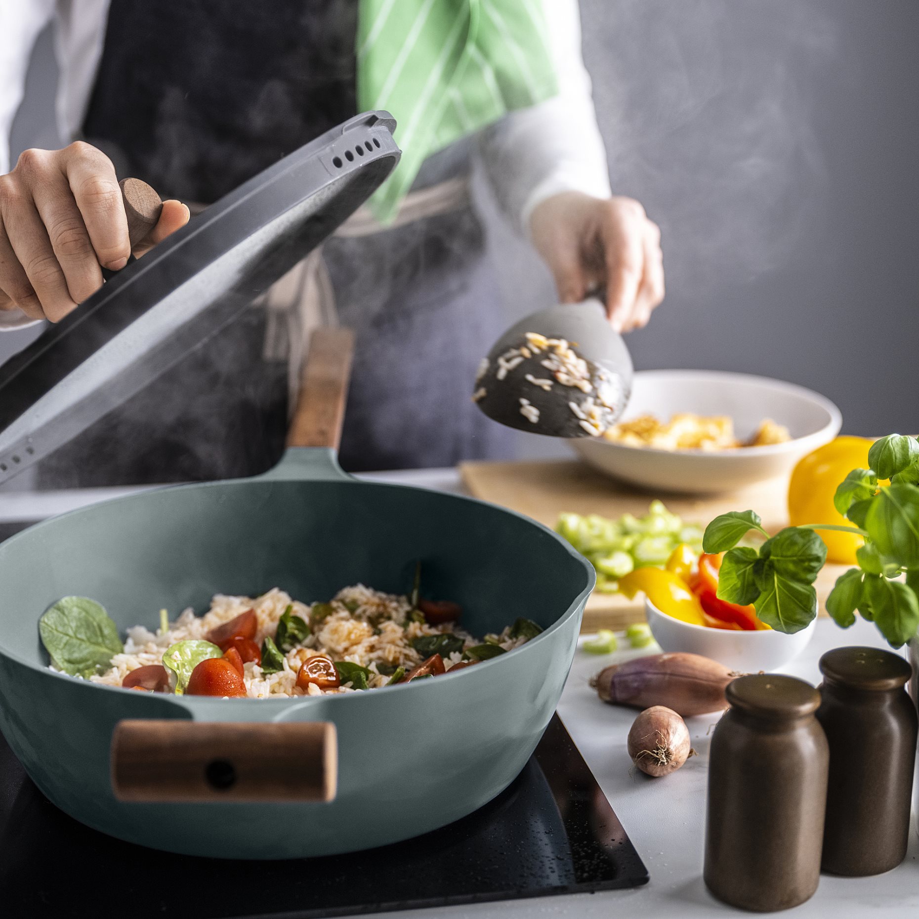 KLIPPFISK, τηγάνι σωταρίσματος με καπάκι και αντικολλητική επένδυση, 28 cm, 706.025.16