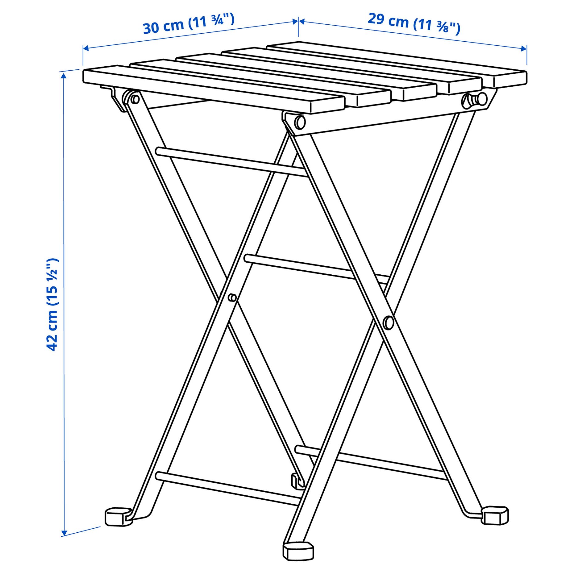 TÄRNÖ, stool, 30x42 cm, 706.032.81