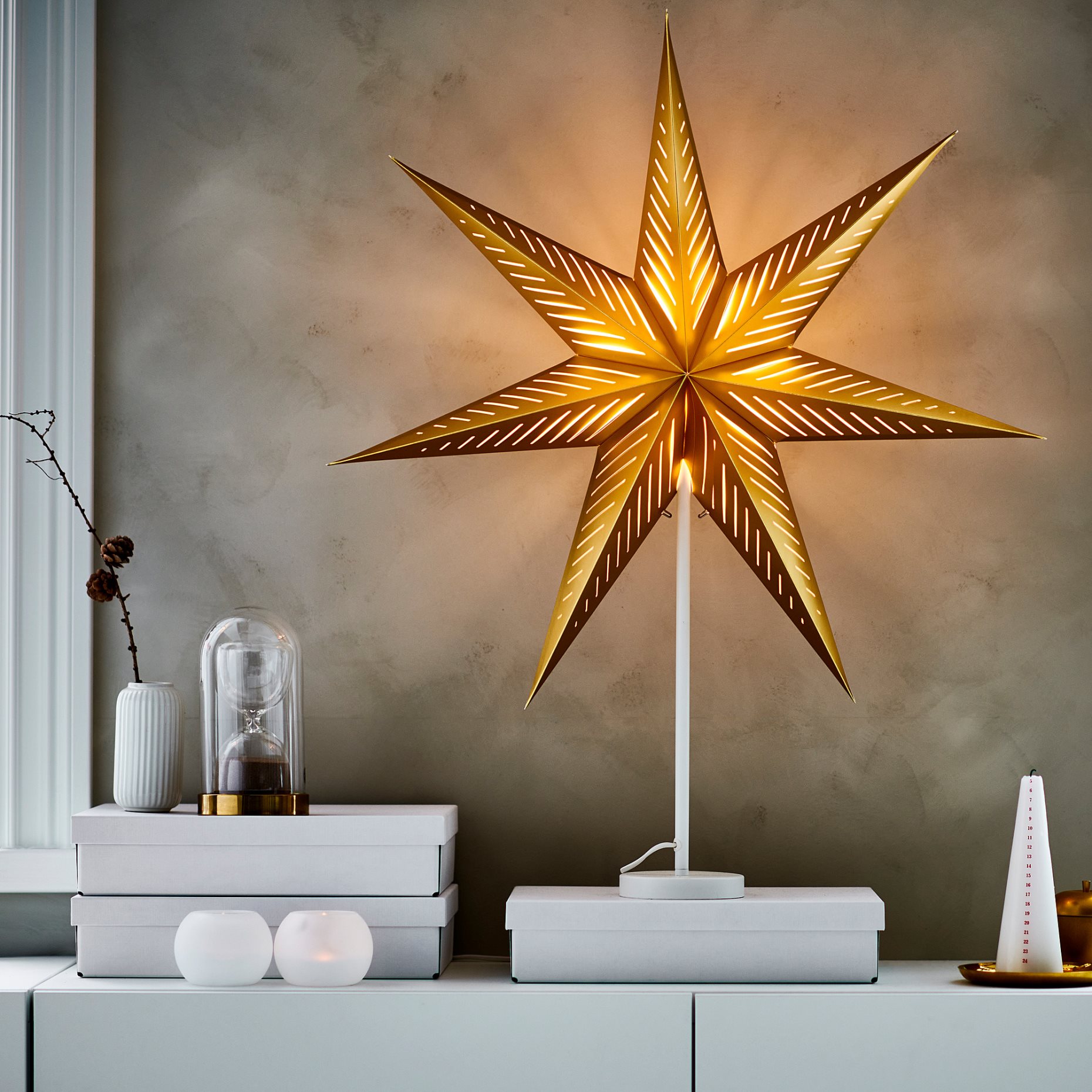 STRÅLA, καπέλο φωτιστικού, 70 cm, 706.061.85