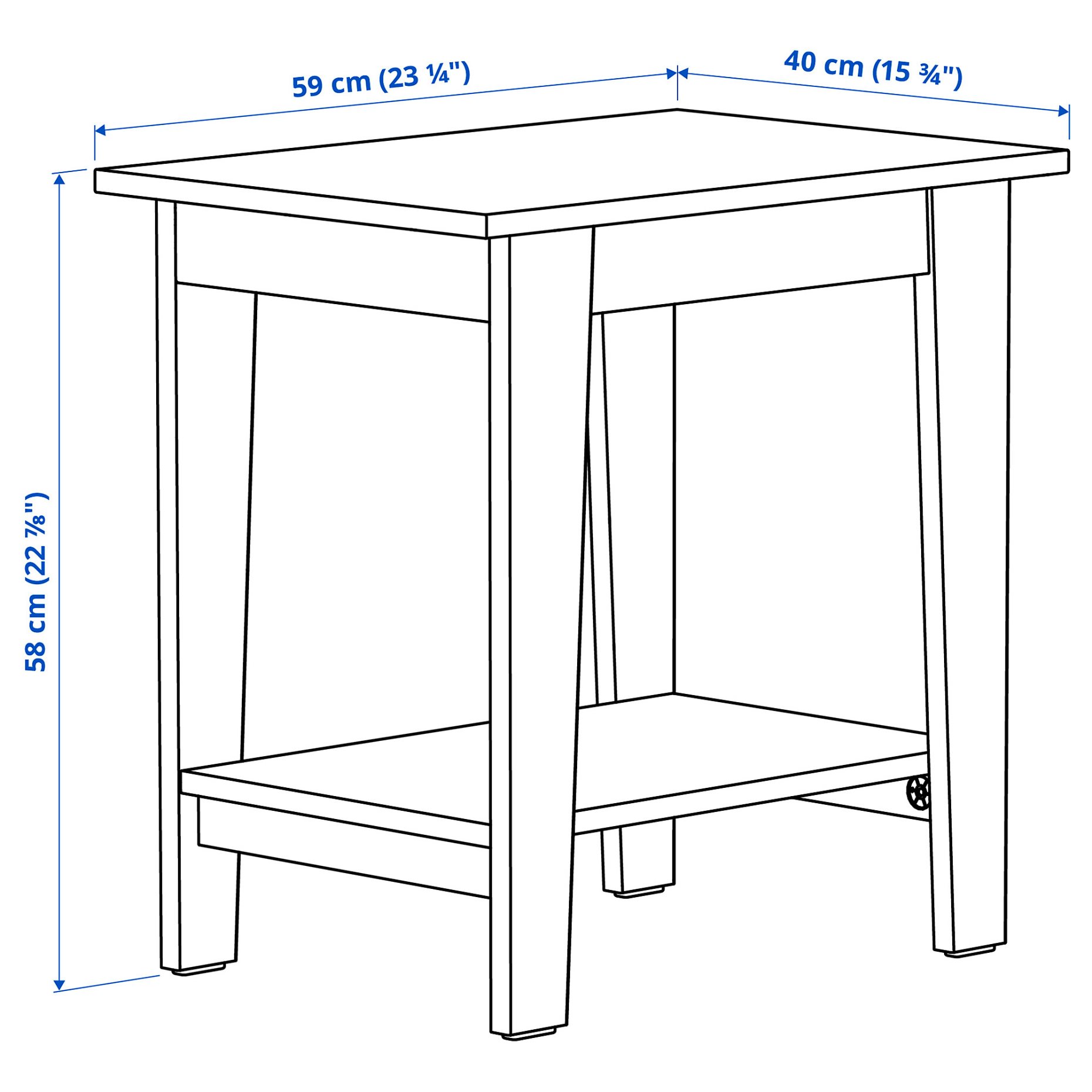 ÄMMARYD, side table, 59x40 cm, 706.091.22