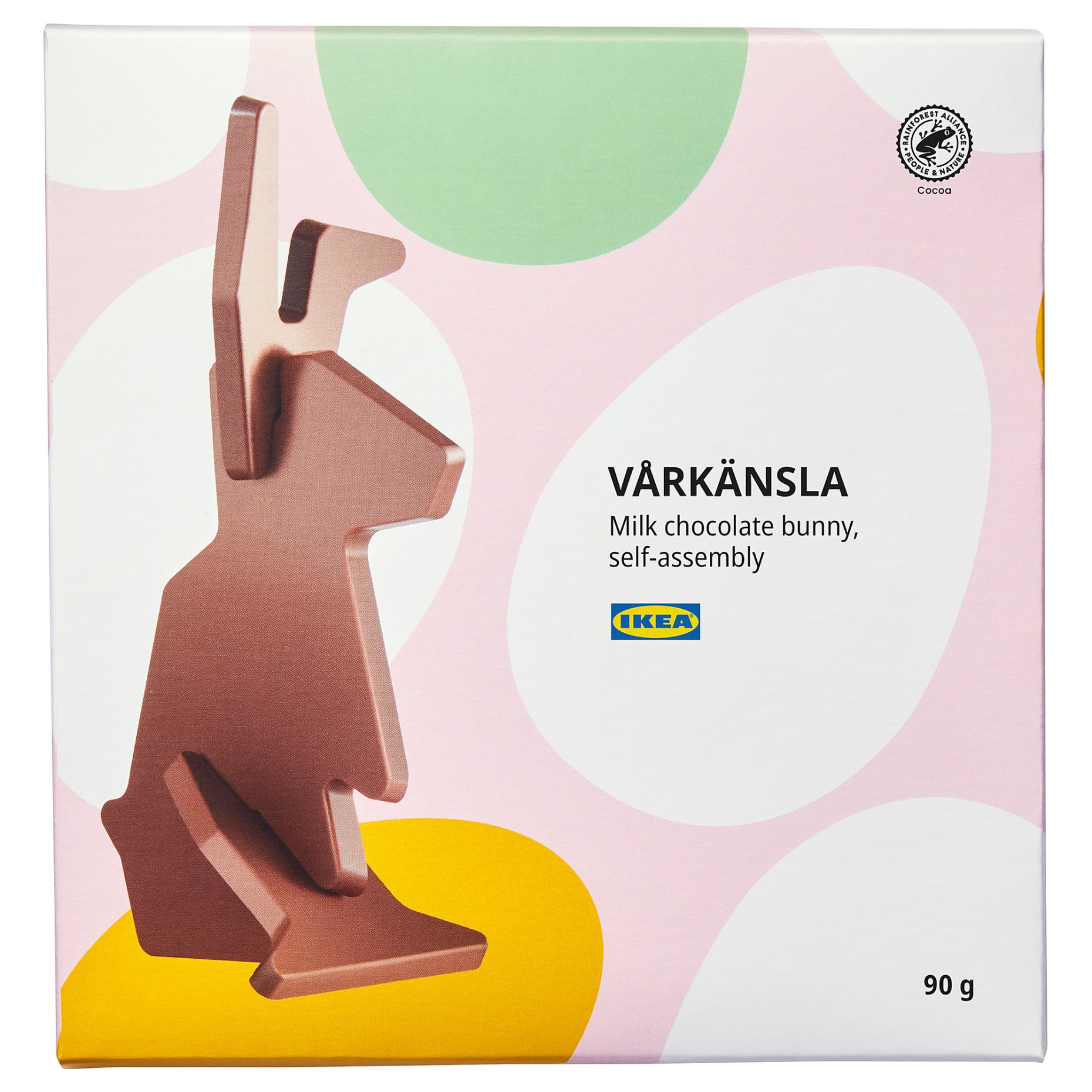 VÅRKÄNSLA, λαγός με σοκολάτα γάλακτος, 90 g, rac, 706.096.26