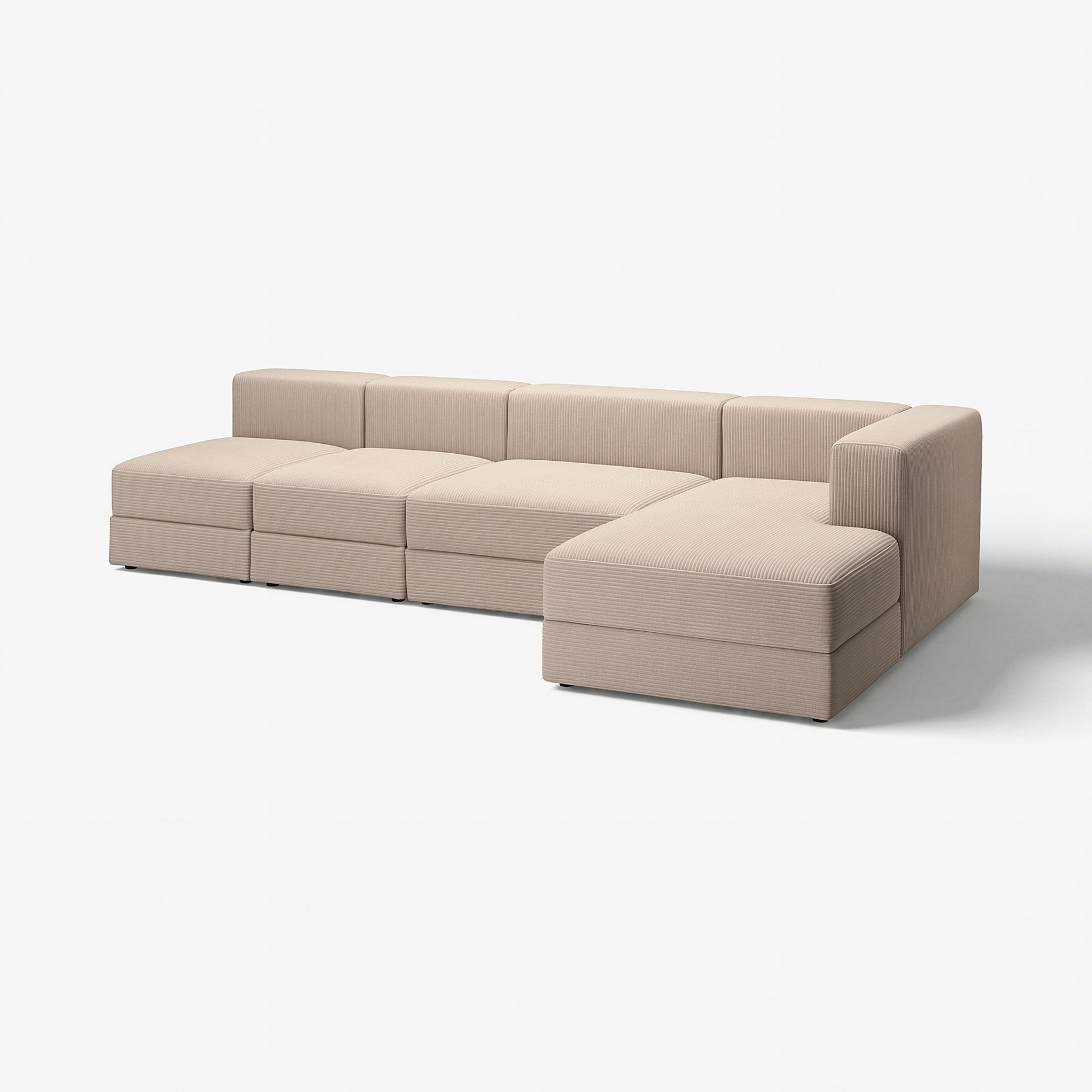 JÄTTEBO, 4,5-seat modular sofa with chaise longue/right, 794.694.81