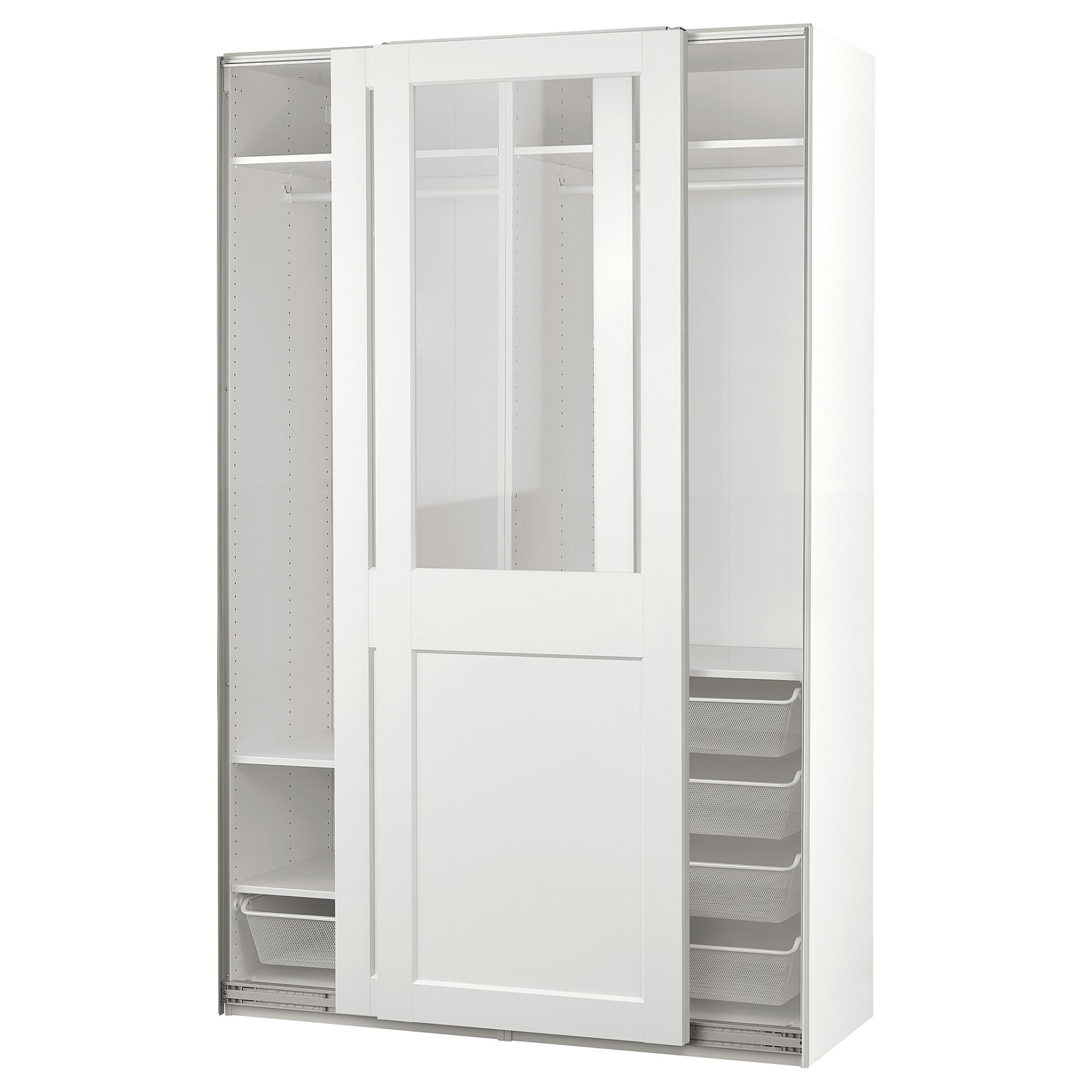 PAX/GRIMO, ντουλάπα με συρόμενες πόρτες, 150x66x236 cm, 795.028.95