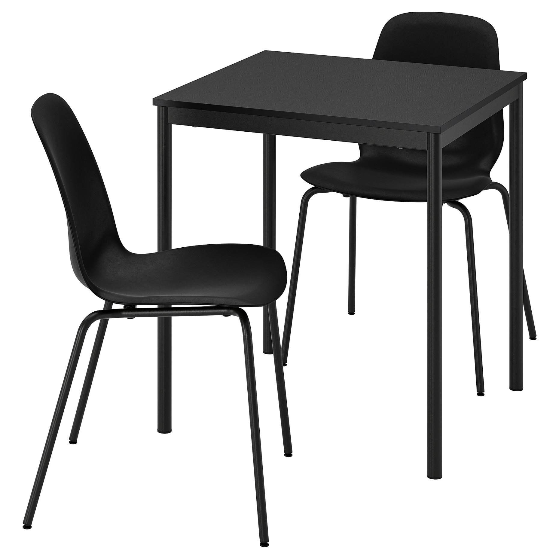 SANDSBERG/LIDAS, τραπέζι και 2 καρέκλες, 67x67 cm, 795.088.97
