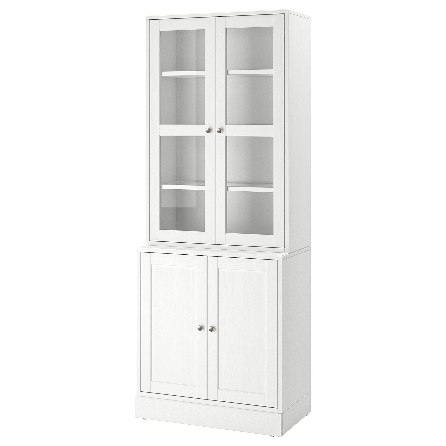 HAVSTA, storage combination with glass-doors, 81x47x212 cm, 795.347.35