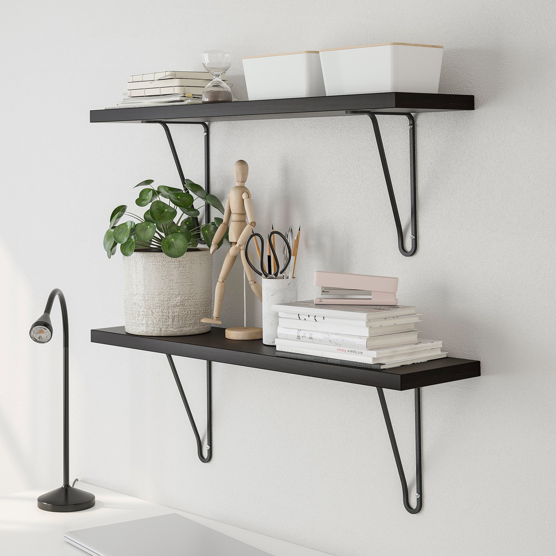 BERGSHULT/FORLAGGARE, wall shelf, 80x20 cm, 795.627.52