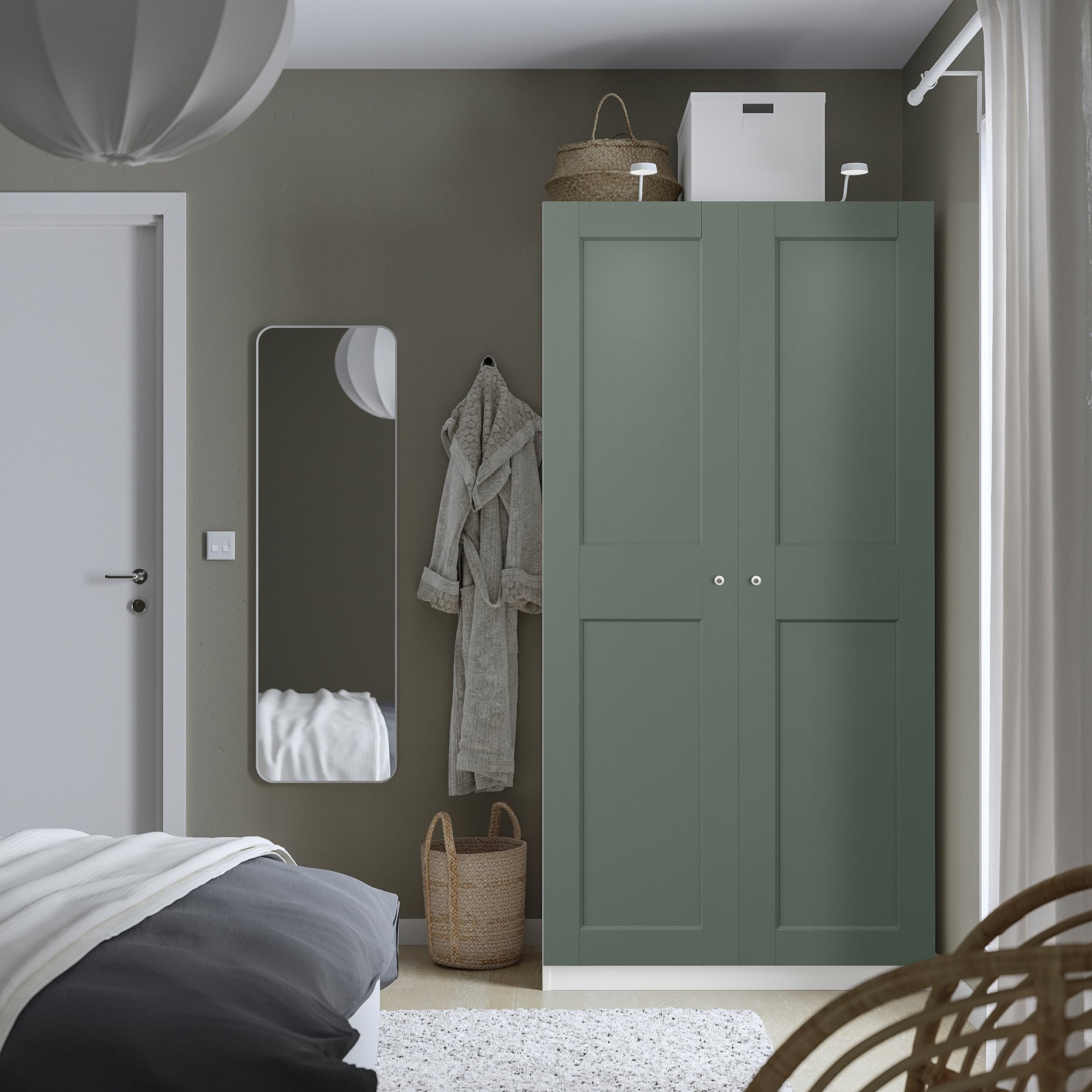 PAX/GRIMO, συνδυασμός ντουλάπας, 100x60x201 cm, 795.792.29