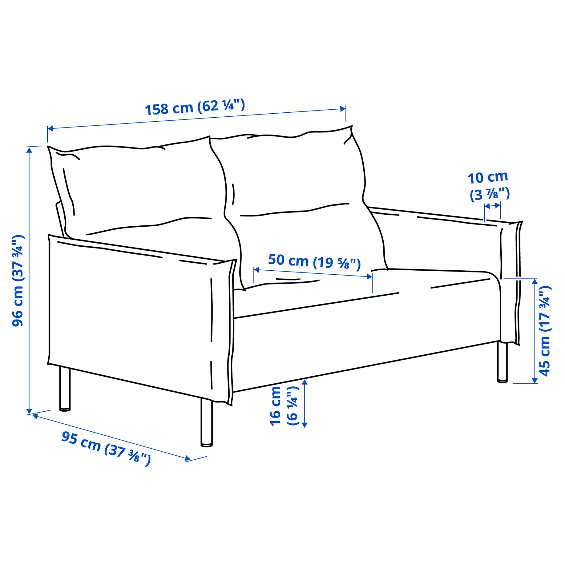 MANNARP, 2-seat sofa, 796.040.02