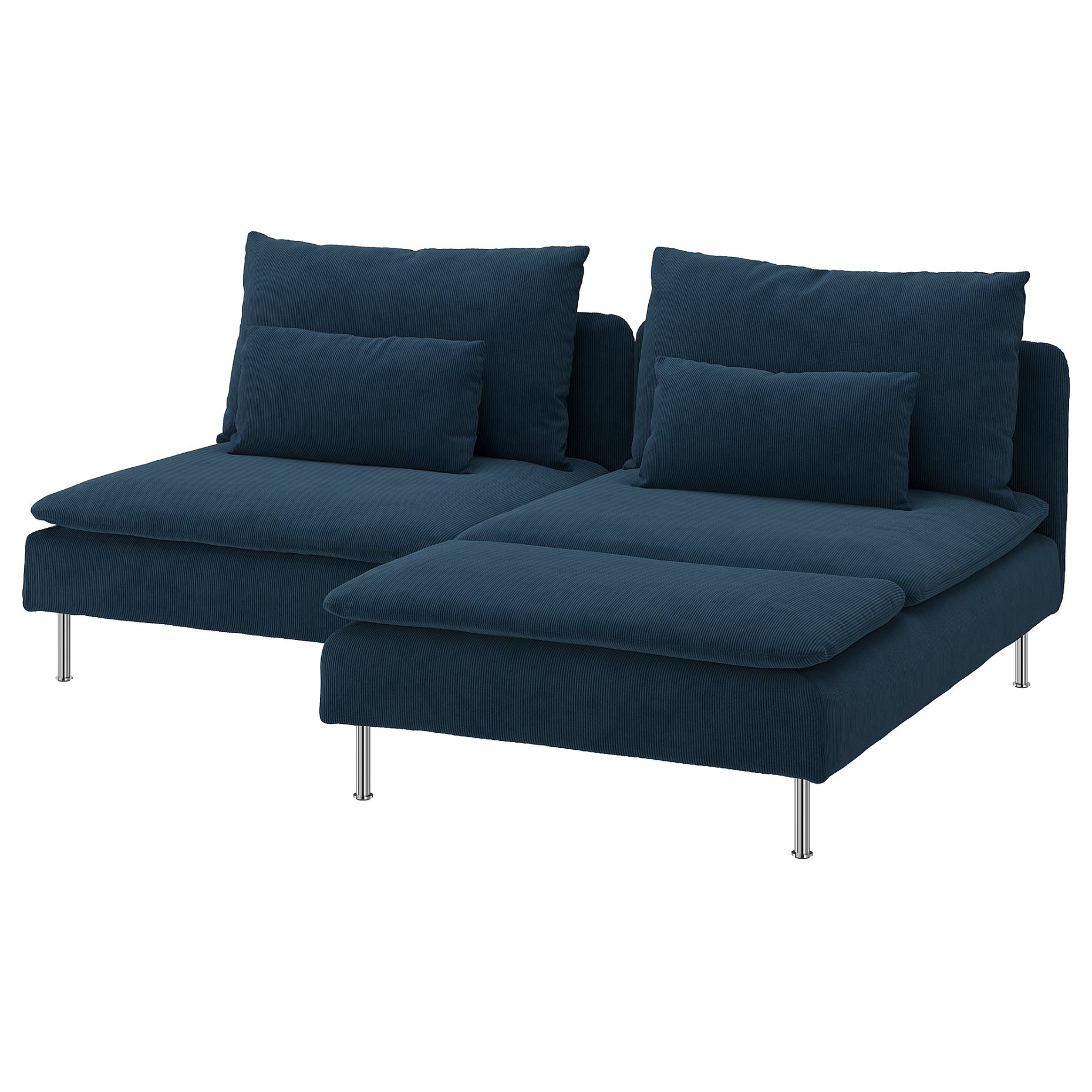 SÖDERHAMN, 2-seat sofa with chaise longue, 796.217.56
