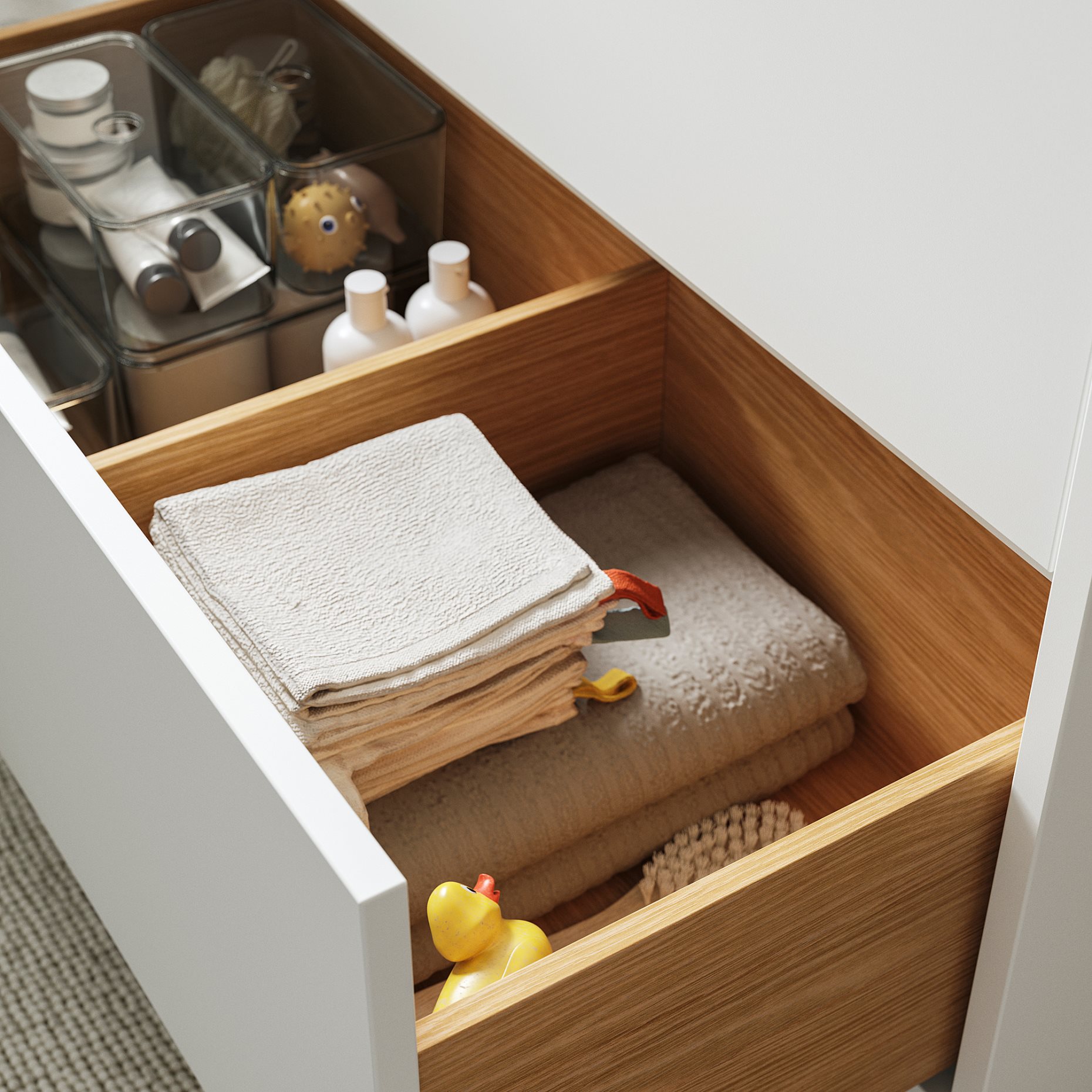 HAVBÄCK/VINDEL, wash-stand with drawers/wash-basin, 82x49x77 cm, 796.224.59