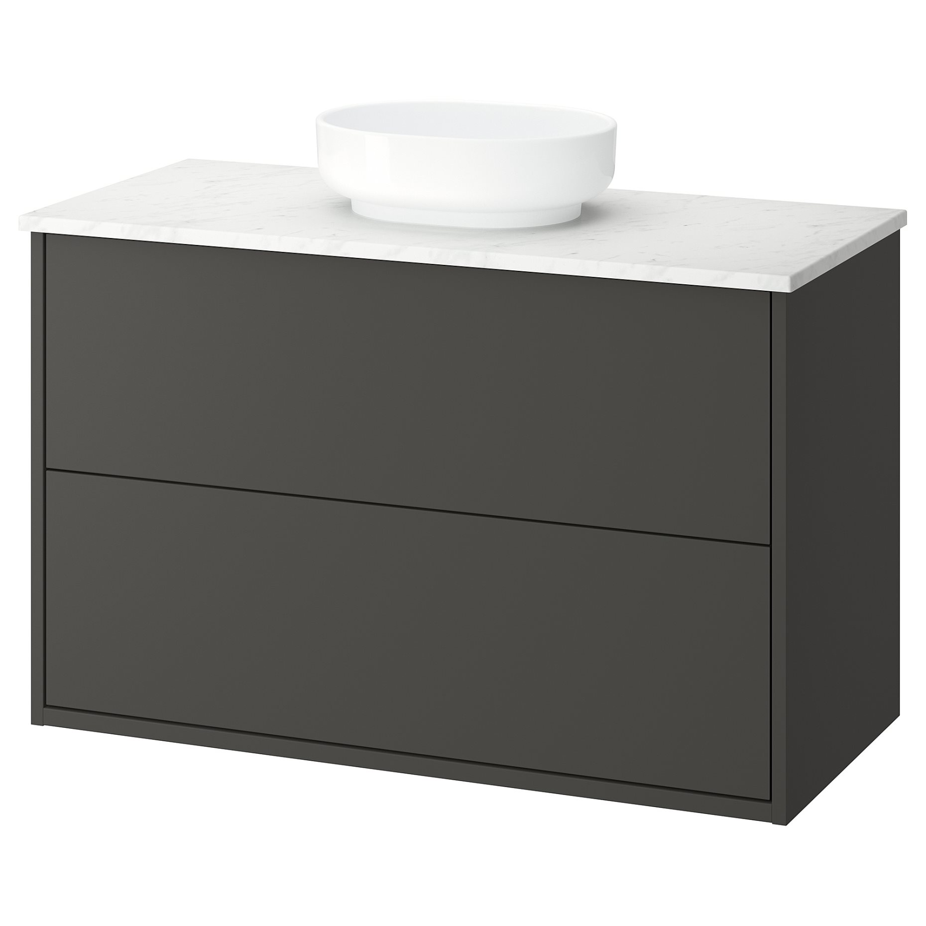 HAVBÄCK/VINDEL, wash-stand with drawers/wash-basin, 102x49x77 cm, 796.224.64