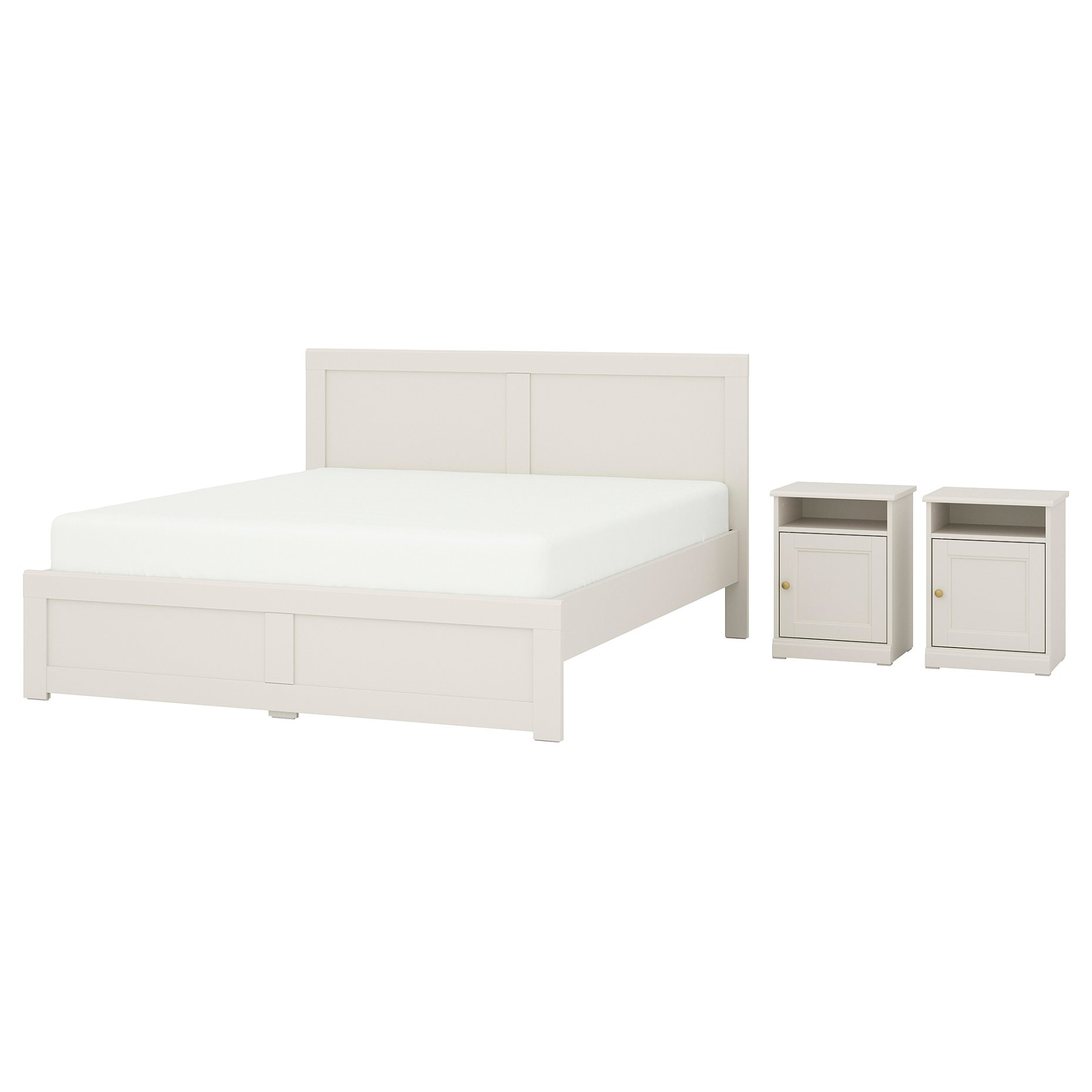 FÅGELFJÄLLET, bedroom furniture set of 3, 140x200 cm, 796.253.92