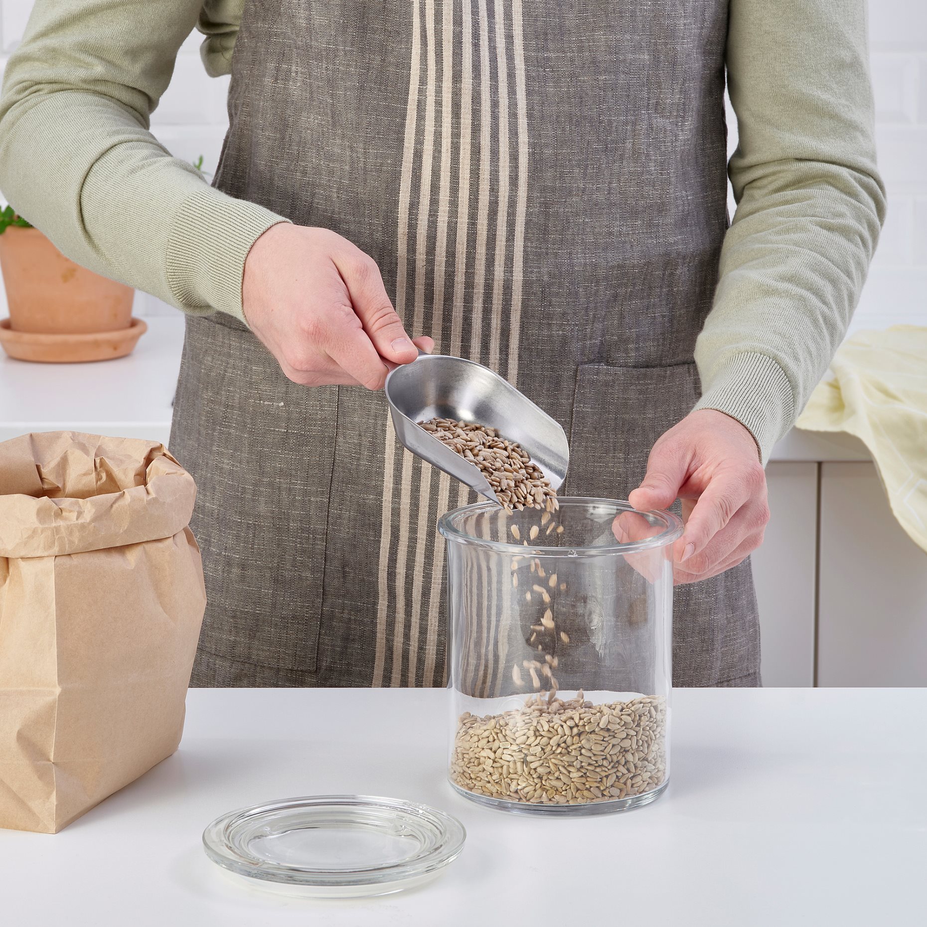 IKEA 365+, jar, round/glass 1.7 l, 803.932.49