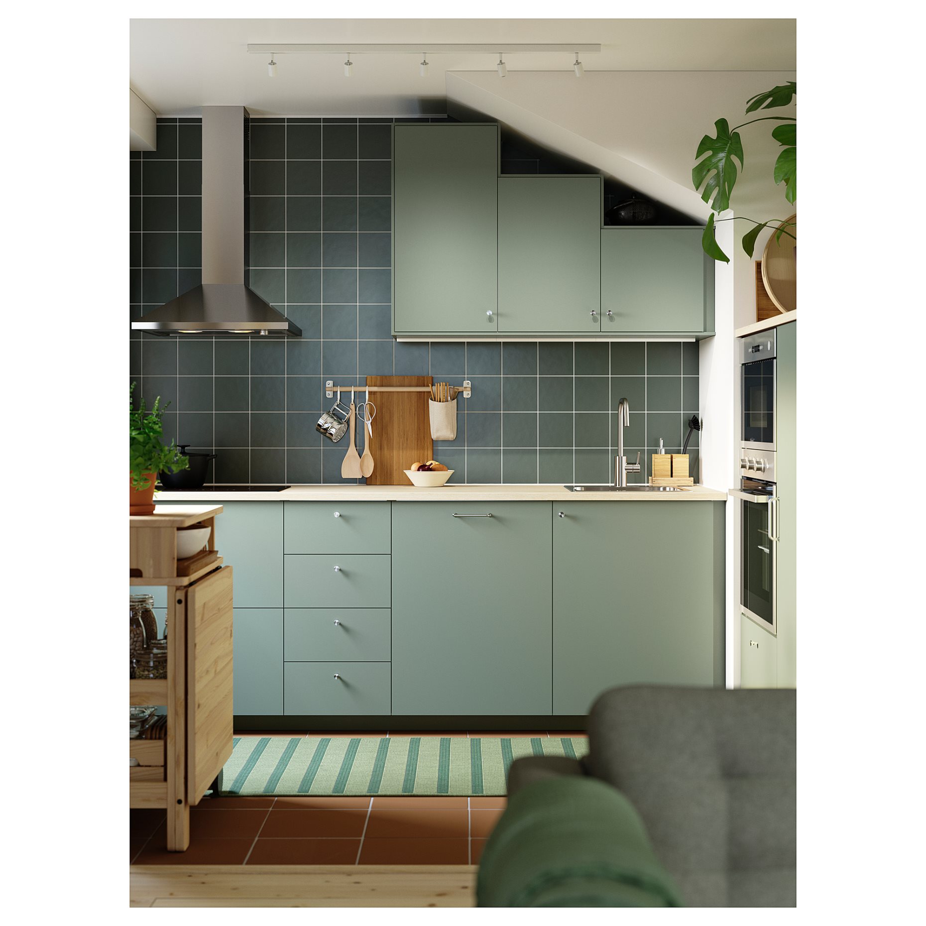 BÄVE, φωτιστικό οροφής με ενσωματωμένο φωτισμό LED, 5 σποτ, 805.272.39